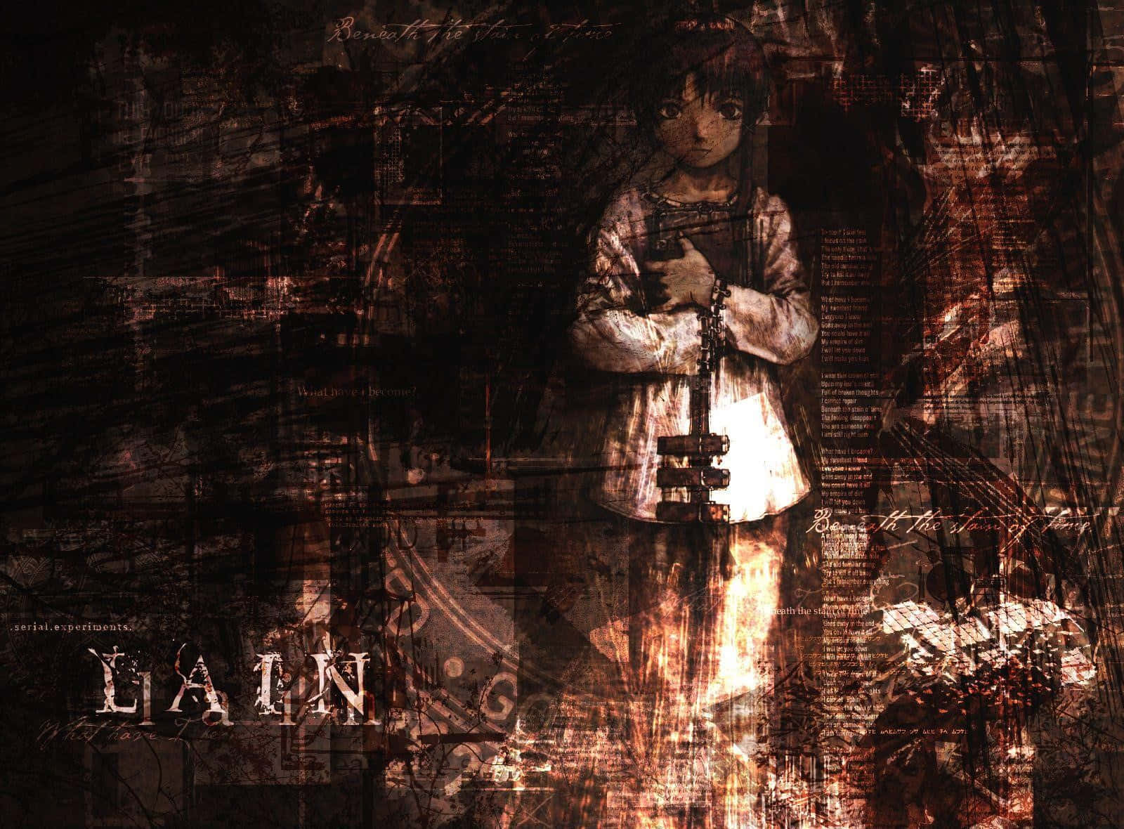 Lain_ Iwakura_ Artwork Wallpaper