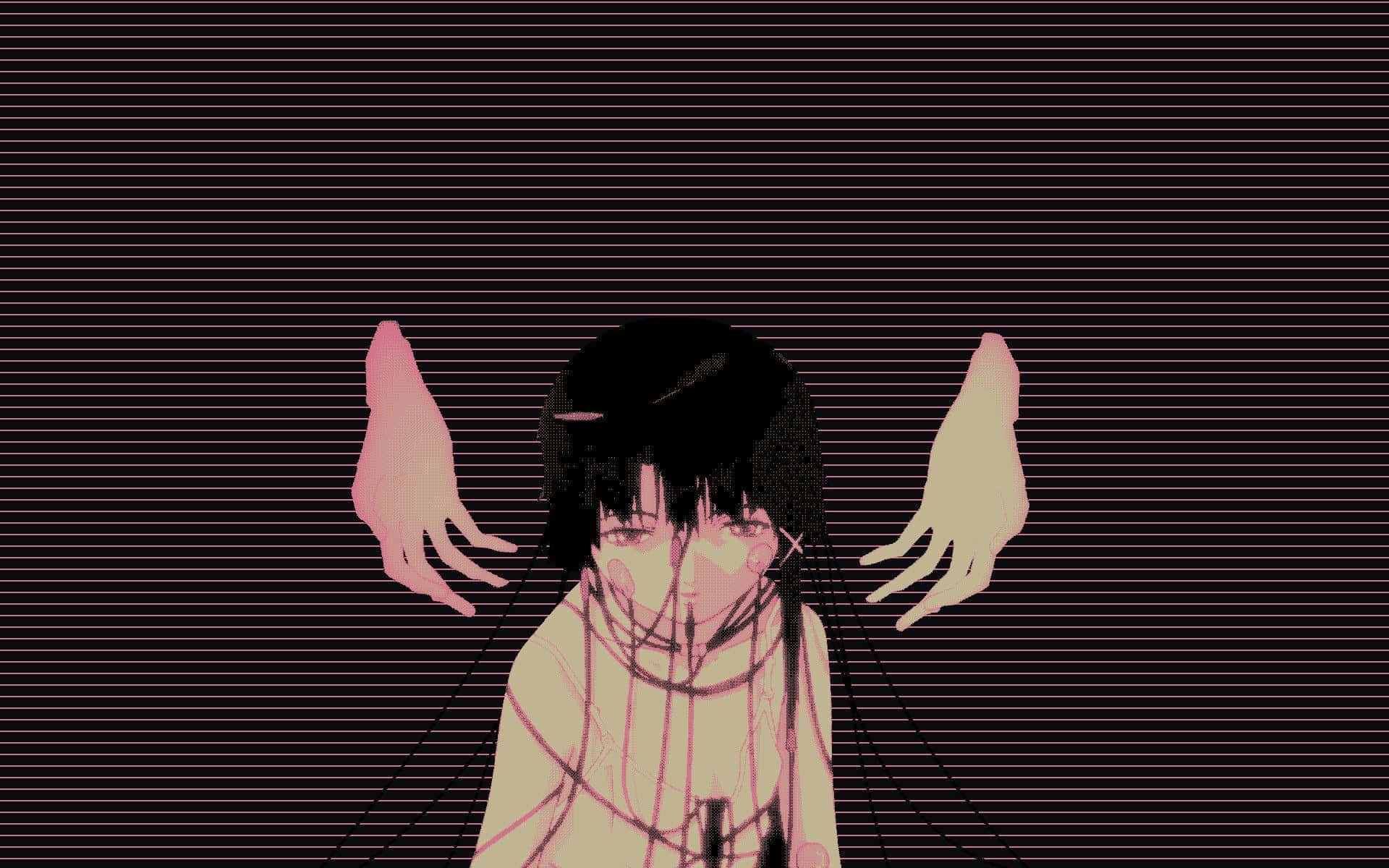 Lain_ Iwakura_ Digital_ Wings Wallpaper