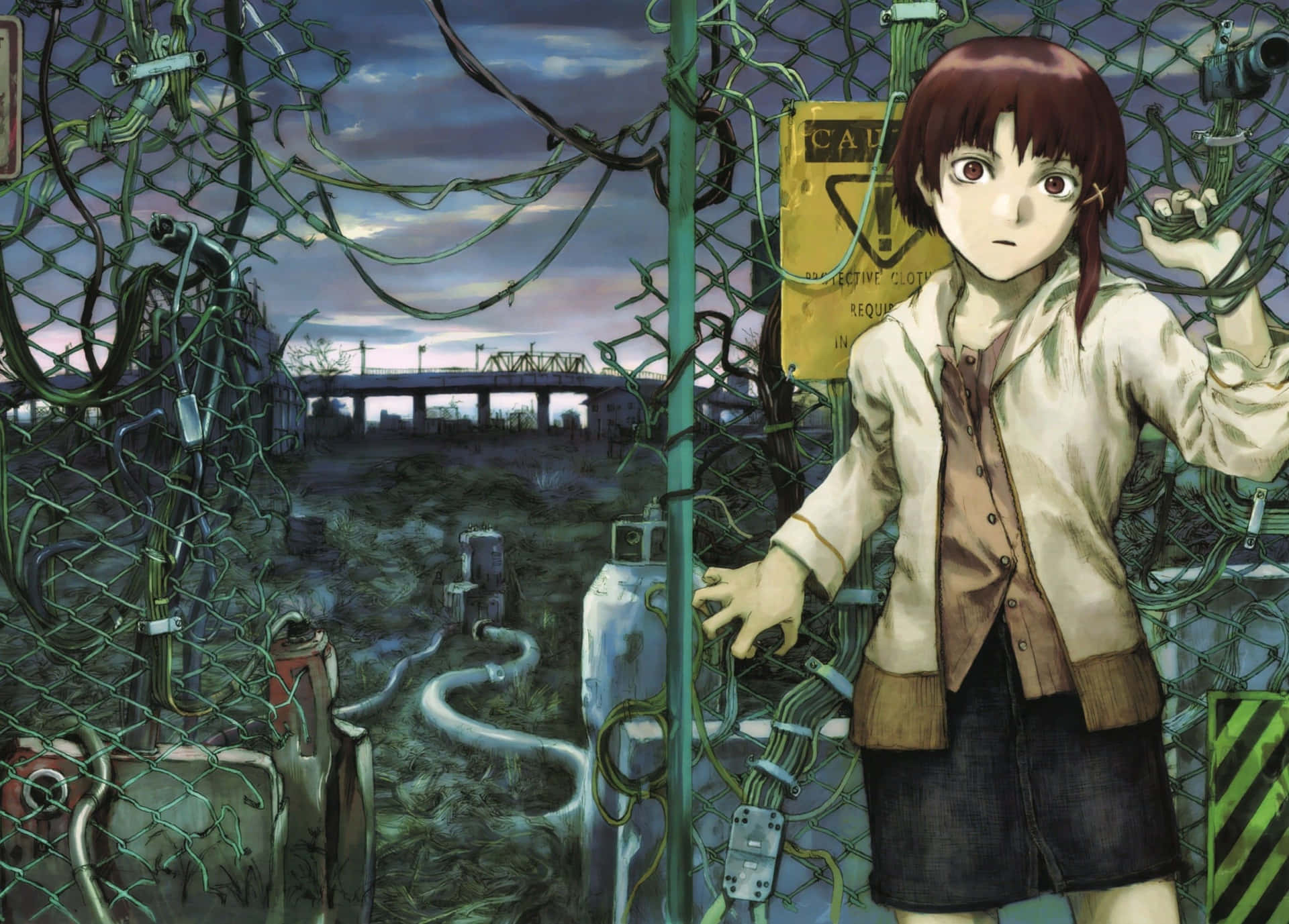 Lain_ Iwakura_ Technologische_ Verstrengeling Achtergrond