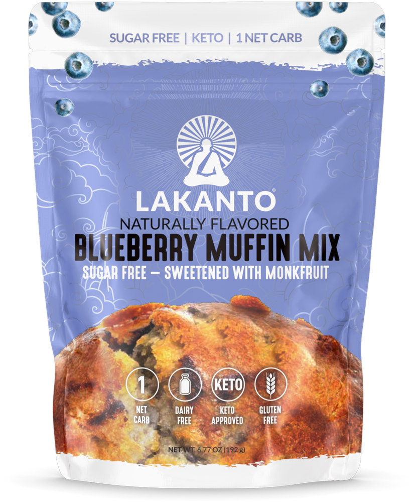 Lakanto Blueberry Muffin Mix Package PNG