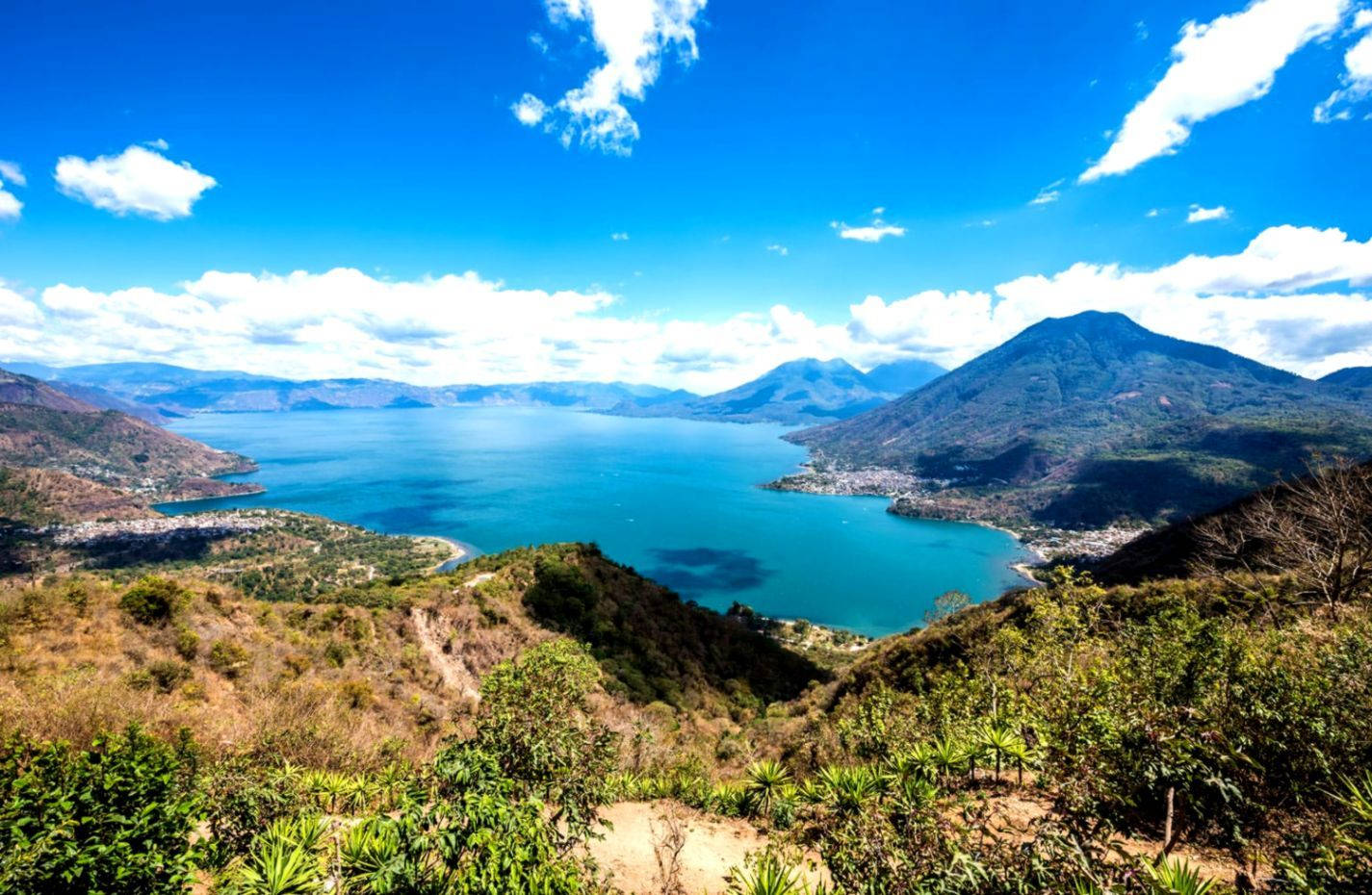 Lago Atitlan Guatemala Sfondo