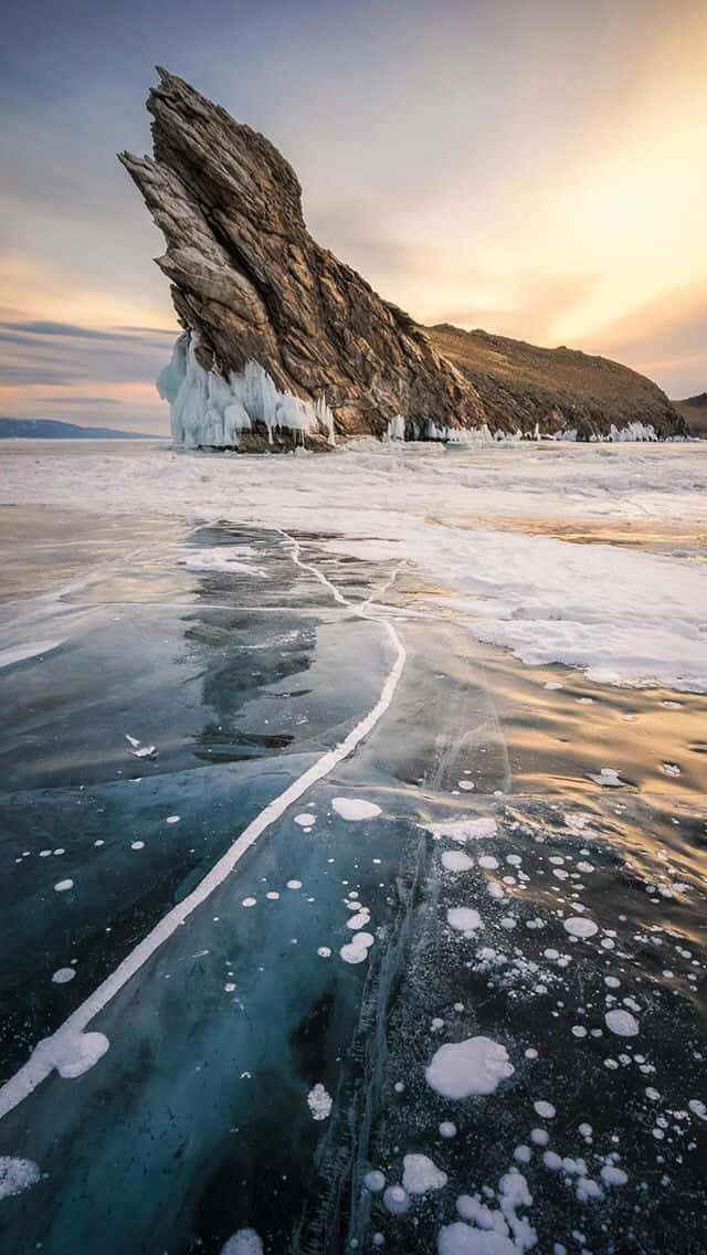 Lake Baikal Russia Siberia Photo Wallpaper