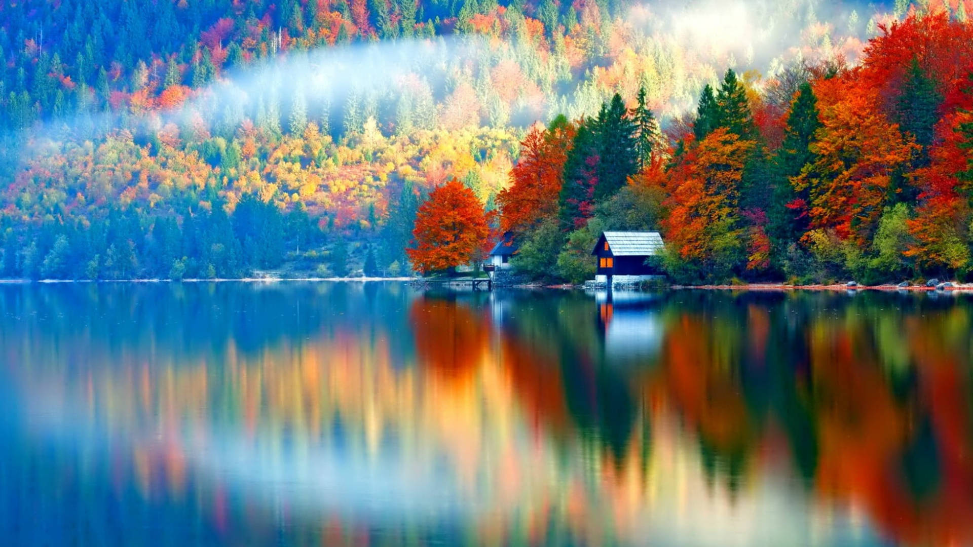 Lake House Google Meet Virtual Background Picture