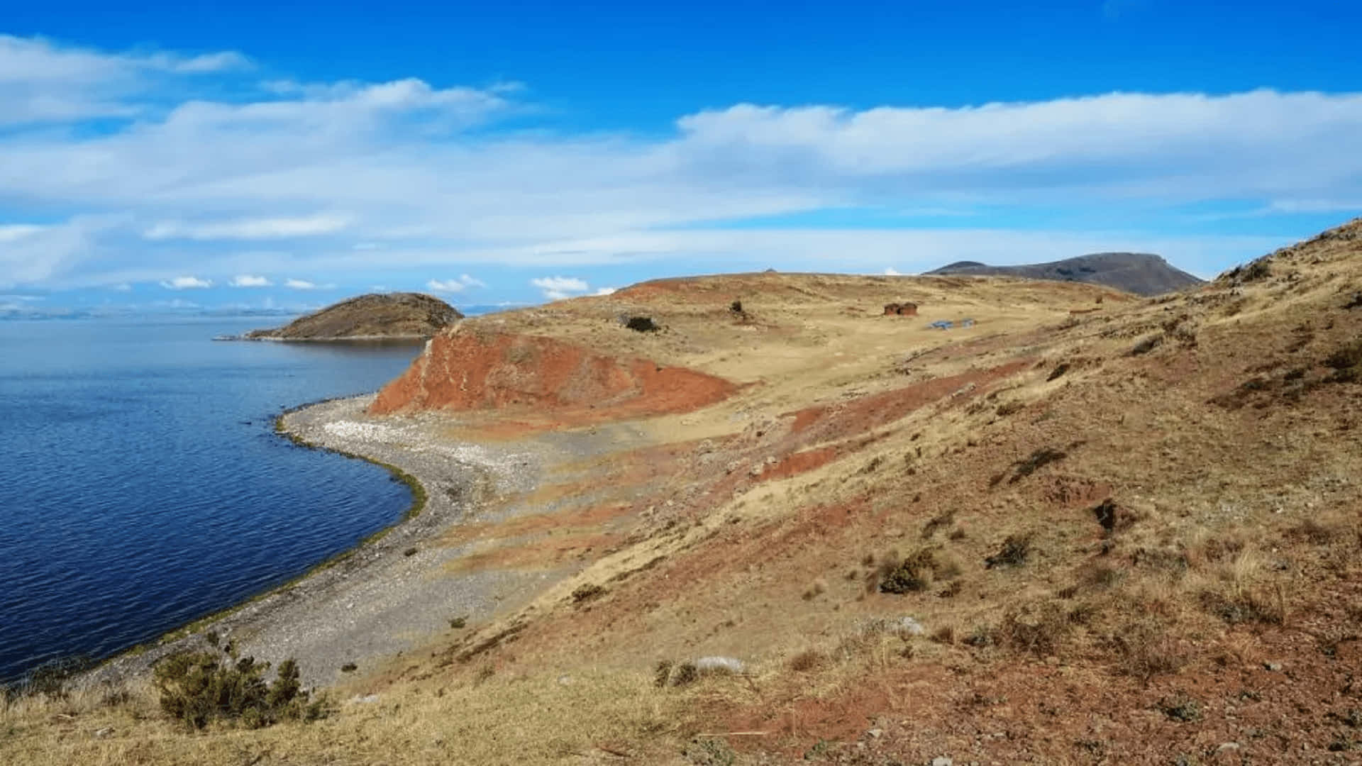 Shoreof Lake Titicaca En La Isla De Ticonata Fondo de pantalla