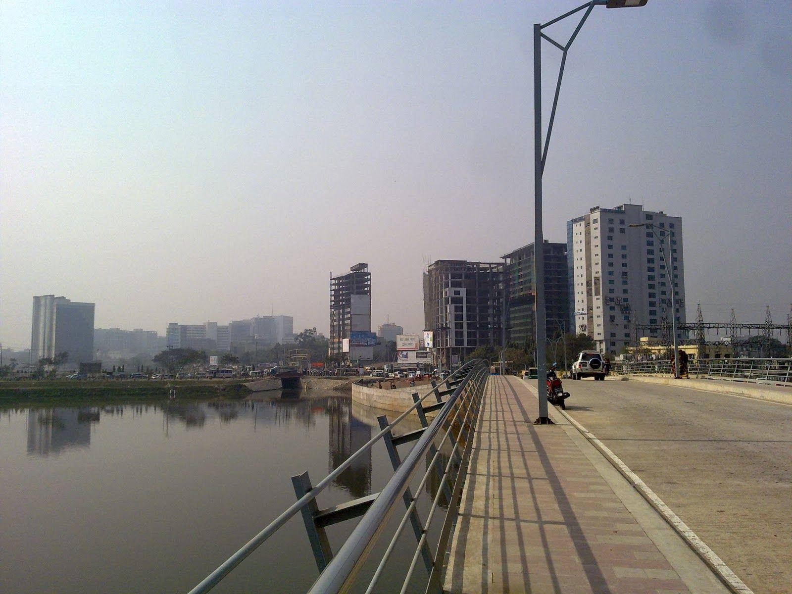 Lakefronthatirjheel En Dhaka, Bangladesh. Fondo de pantalla