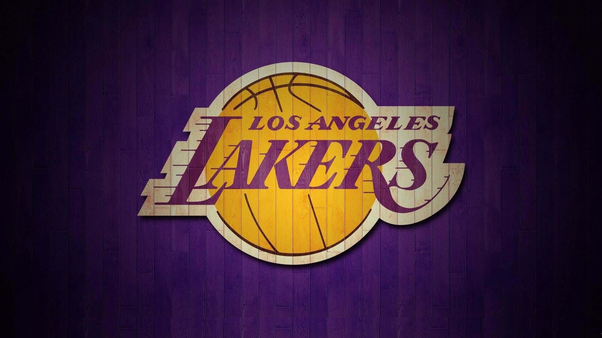 Dielos Angeles Lakers Betreten Das Spielfeld Aus Der Mitte Heraus