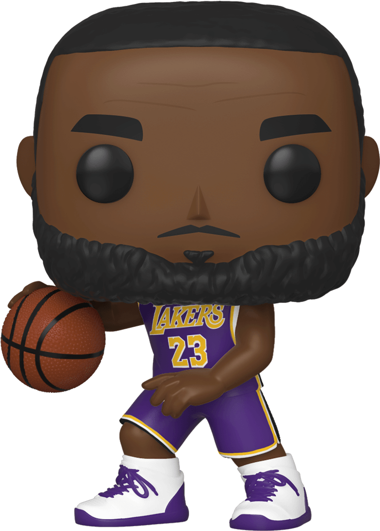 Lakers Basketball Player Funko Pop Figure PNG