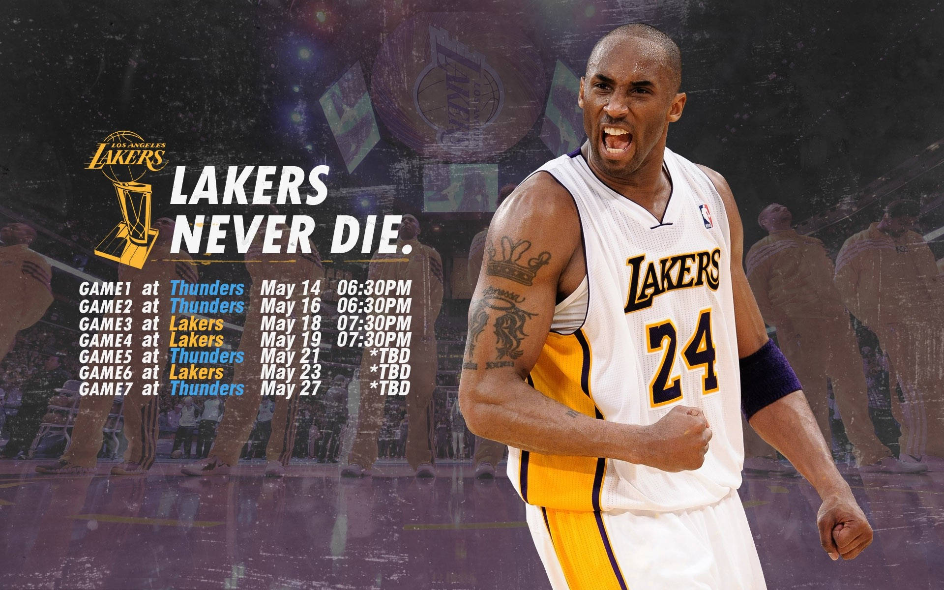 Lakers Hd Kobe Bryant Play Schedule