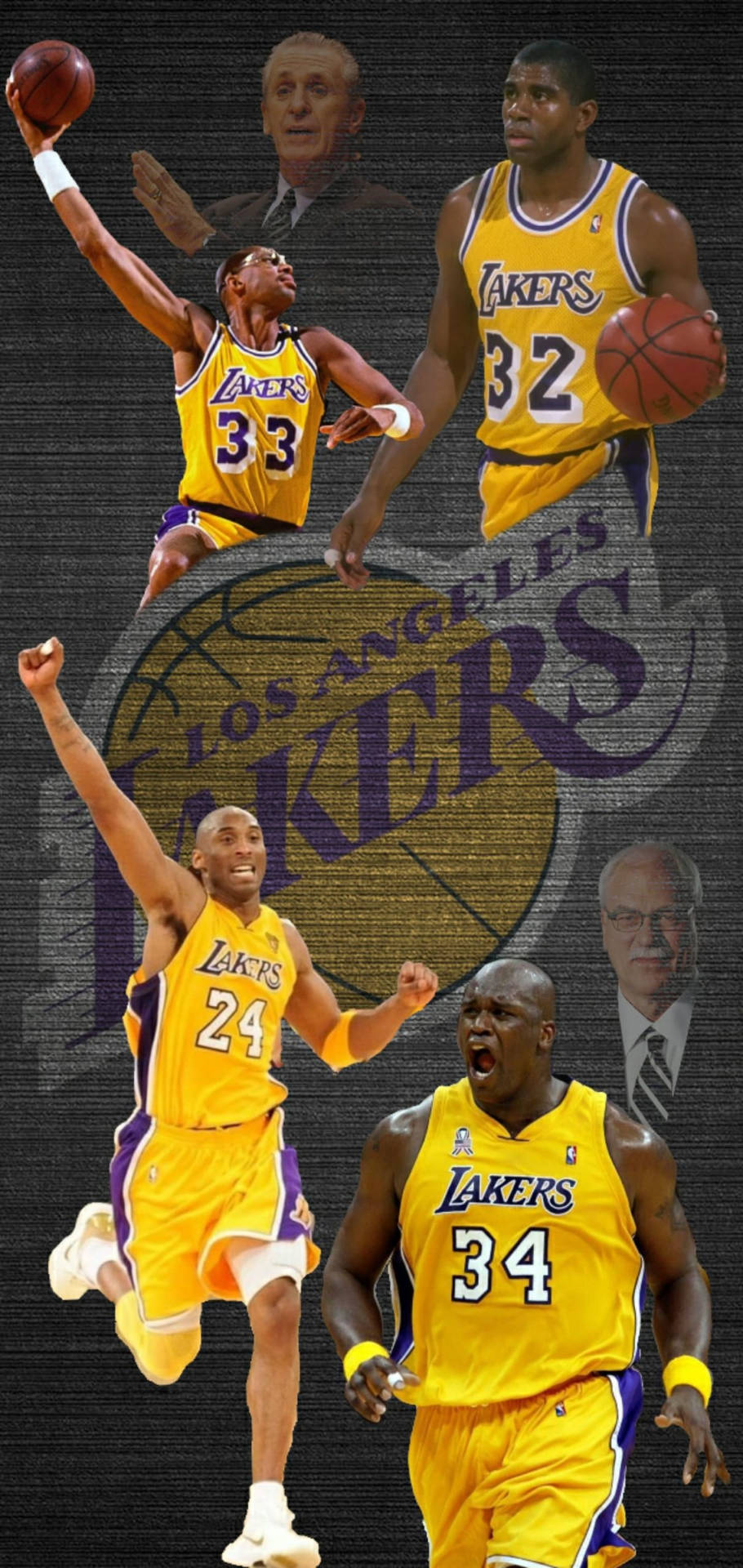 ¡bienvenidoa Lakers Nation En Tu Iphone! Fondo de pantalla