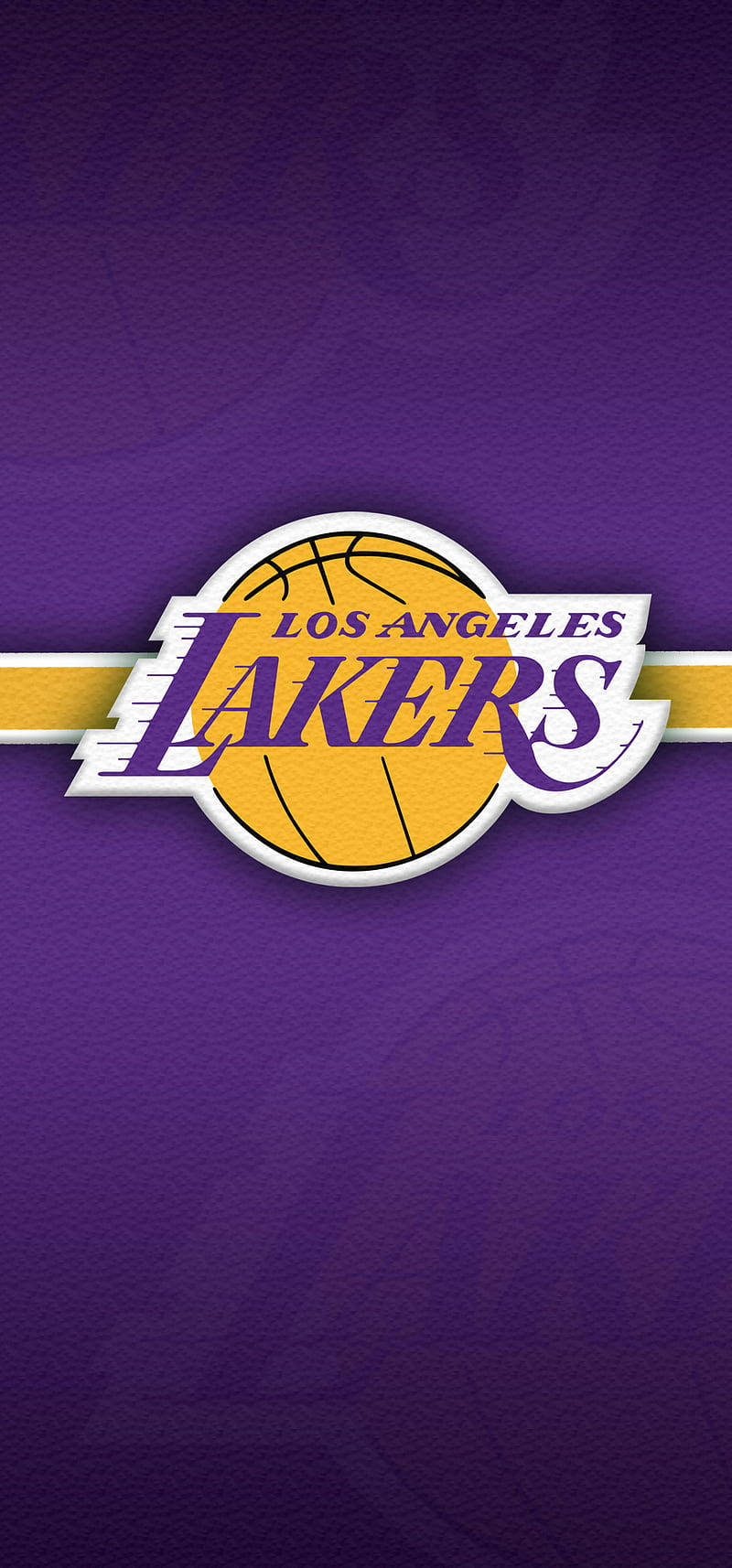 Hålldig Uppdaterad Med Los Angeles Lakers Var Du Än Går Med Denna Stilrena Lakers Iphone-skrivbordsbakgrund. Wallpaper