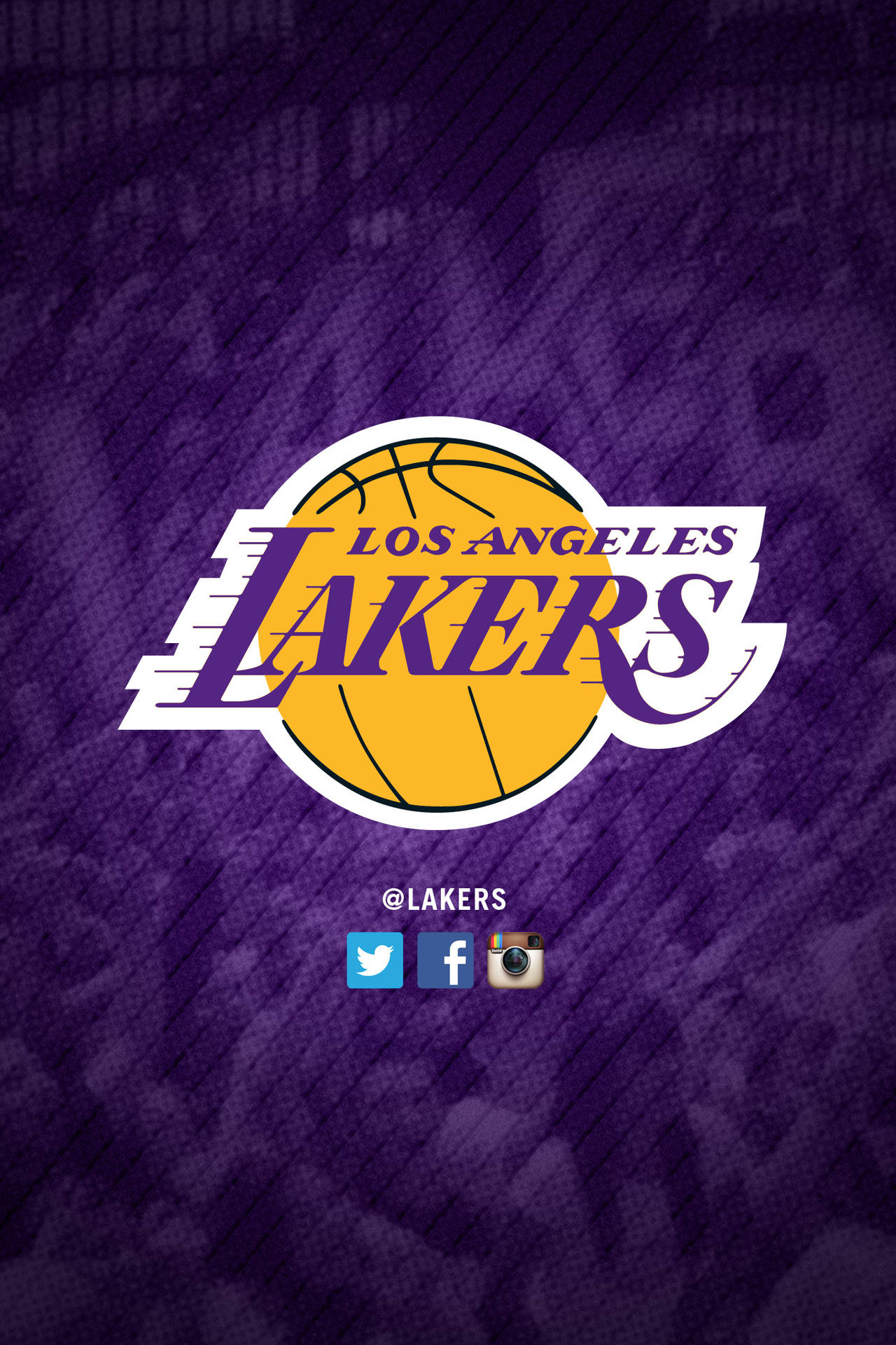 Wallpaper!visa Upp Din Lakers-stolthet Med En Lakers Iphone-bakgrundsbild! Wallpaper