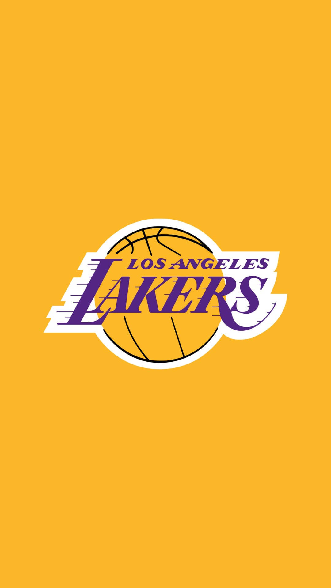 Abbracciala Laker Nation Con Questa Vivace Wallpaper Degli Lakers Per Iphone. Sfondo