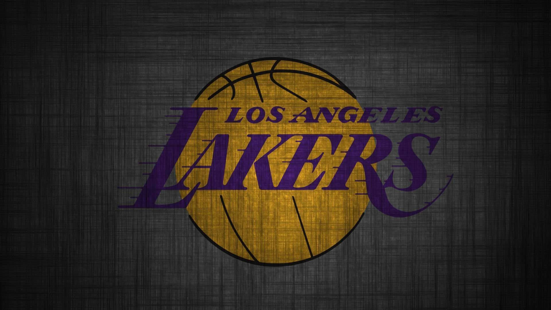 Logotipode Los Lakers En Gris Oscuro. Fondo de pantalla