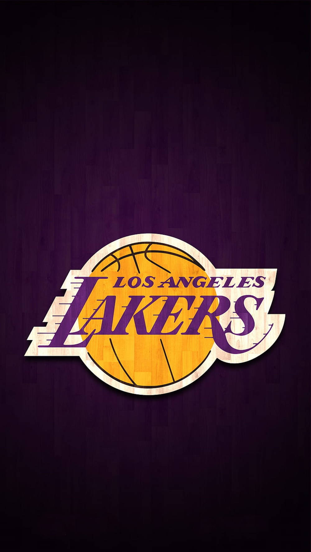 Lakers Logo Dark Purple Iphone Wallpaper
