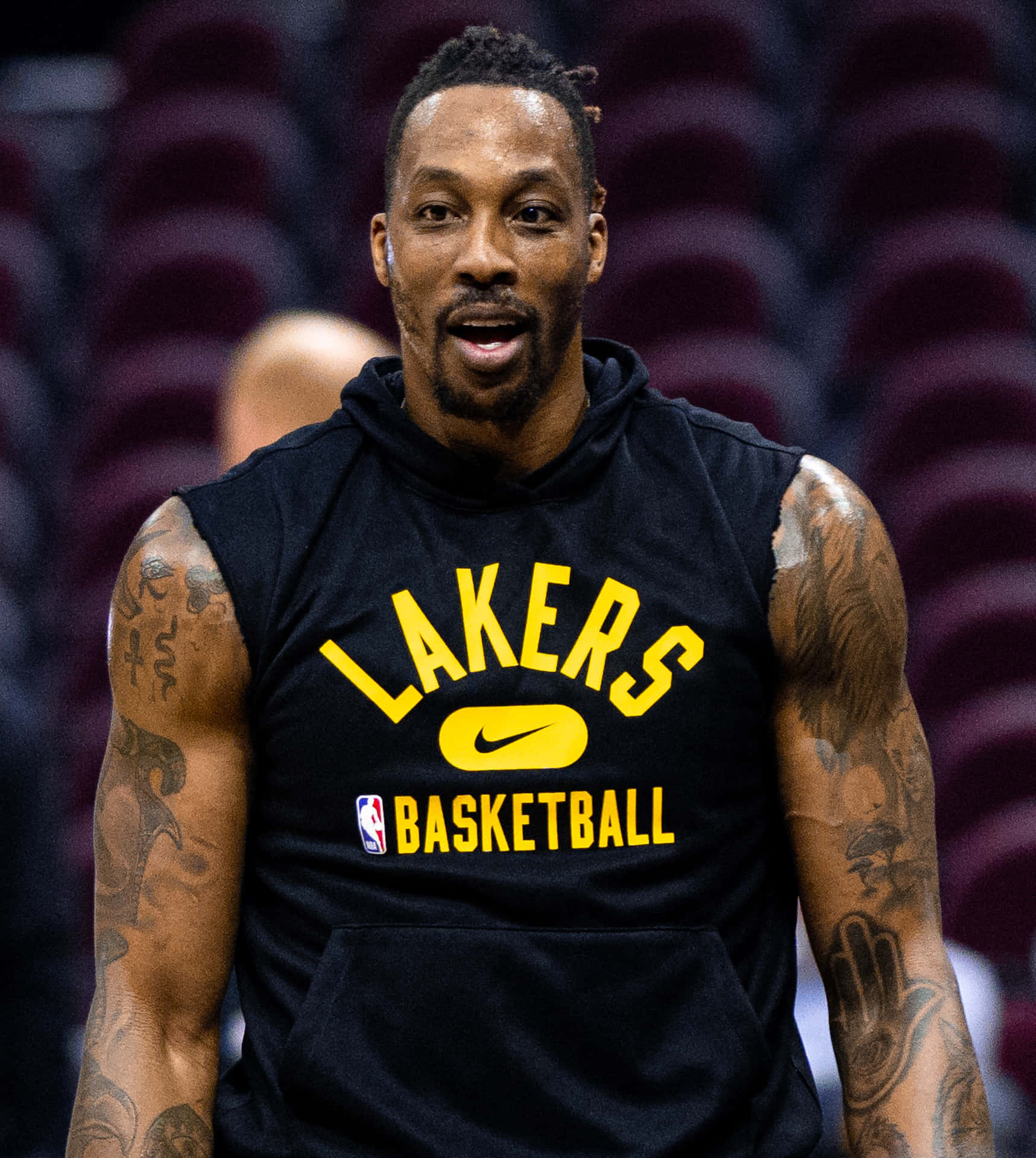 Lakers_ Player_ Black_ Nike_ Practice_ Shirt Wallpaper