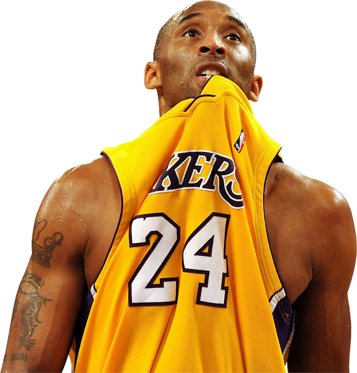 Lakers Player Jersey24 Bite PNG