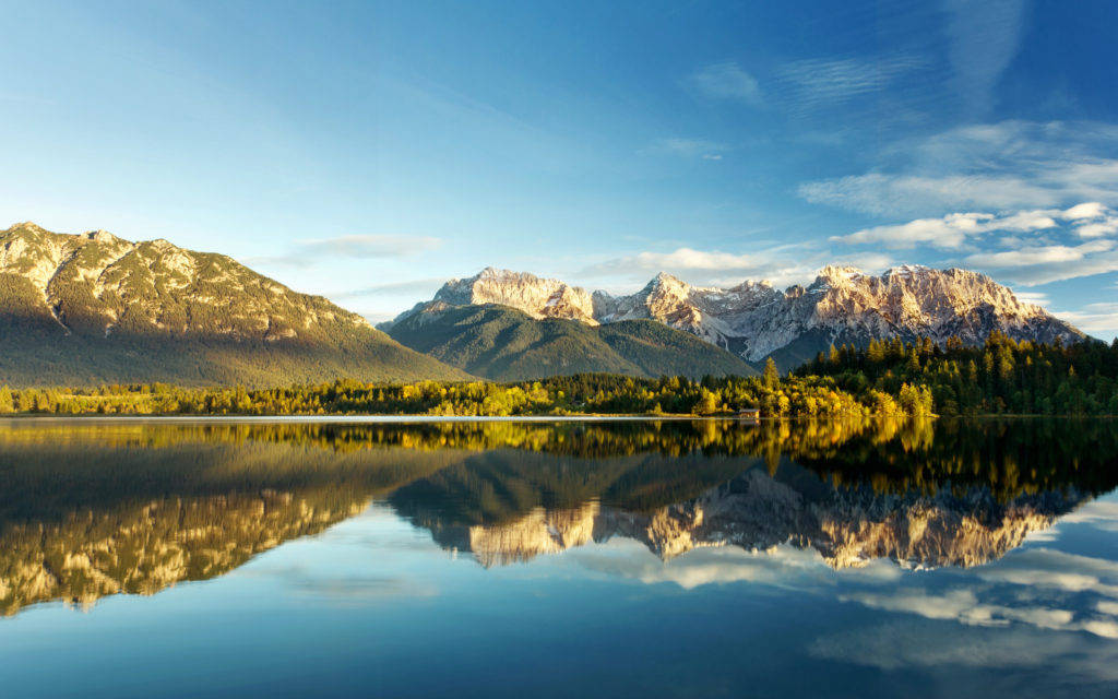 Lagovista Montañas En Alta Definición Fondo de pantalla