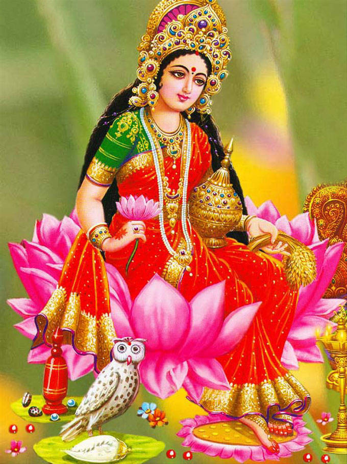 Lakshmi Devi Holder Riskorn Wallpaper