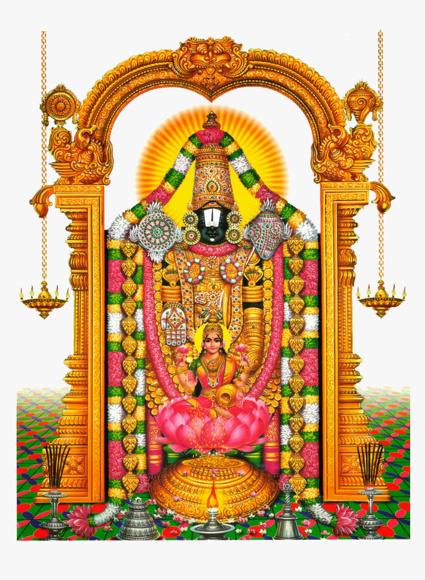 Download Lakshmi Devi With Lord Venkateswara 4k Wallpaper ...