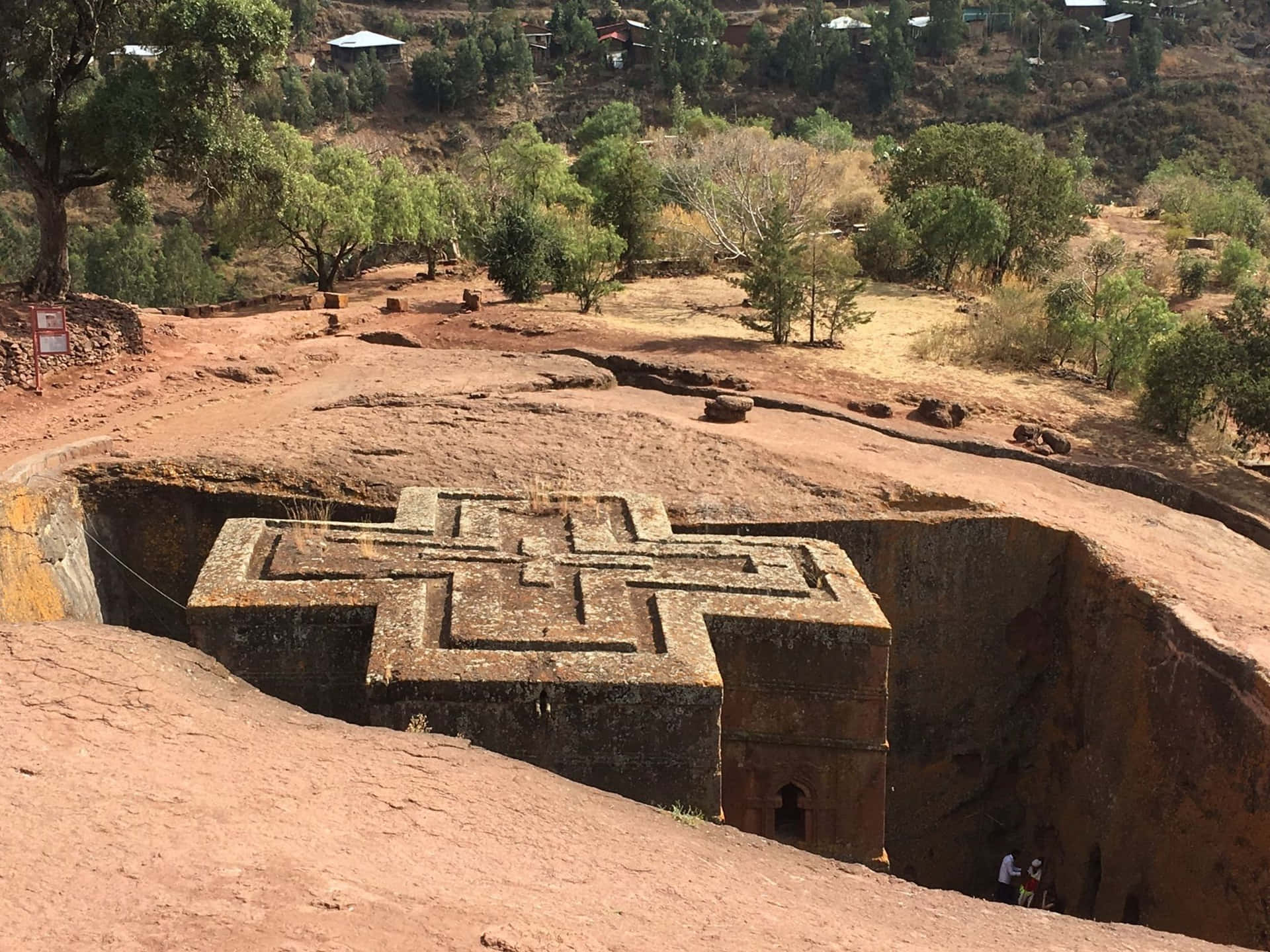Lalibela's Church As A World Heritage Site Wallpaper