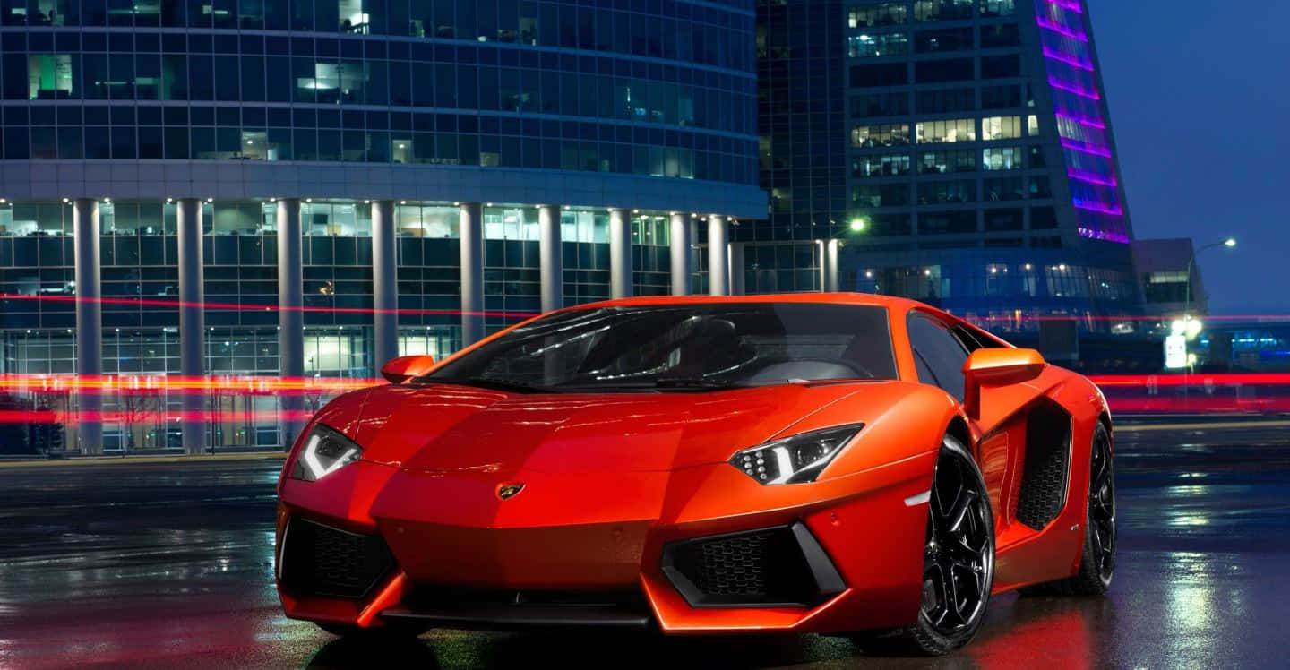 Lamborghini Aventador - Conquer The Road In Style Wallpaper