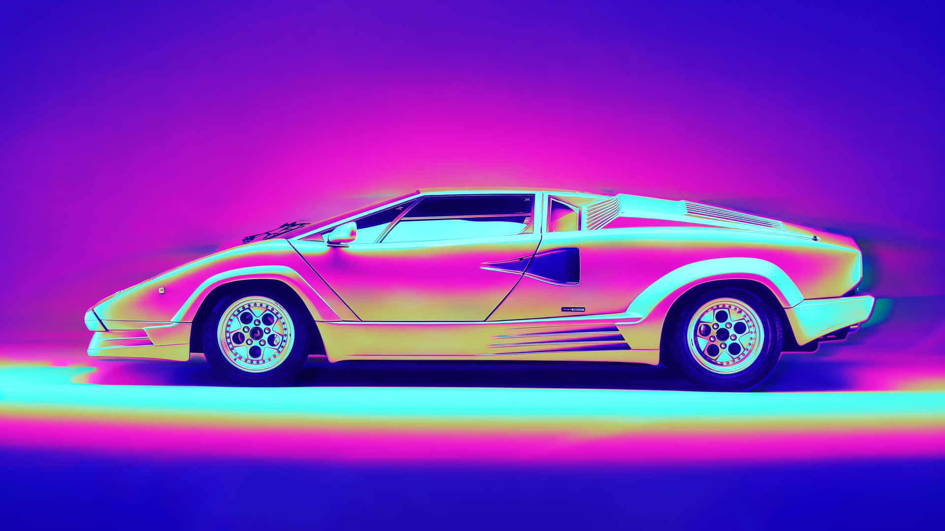Lamborghini Countach in Full Glory Wallpaper