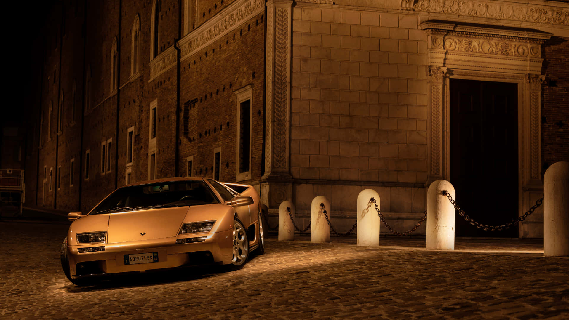 Sleek Lamborghini Diablo in its Full Glory Wallpaper