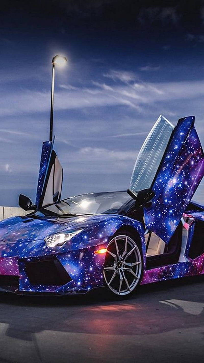 Lamborghini Galaxy Open Doors Wallpaper