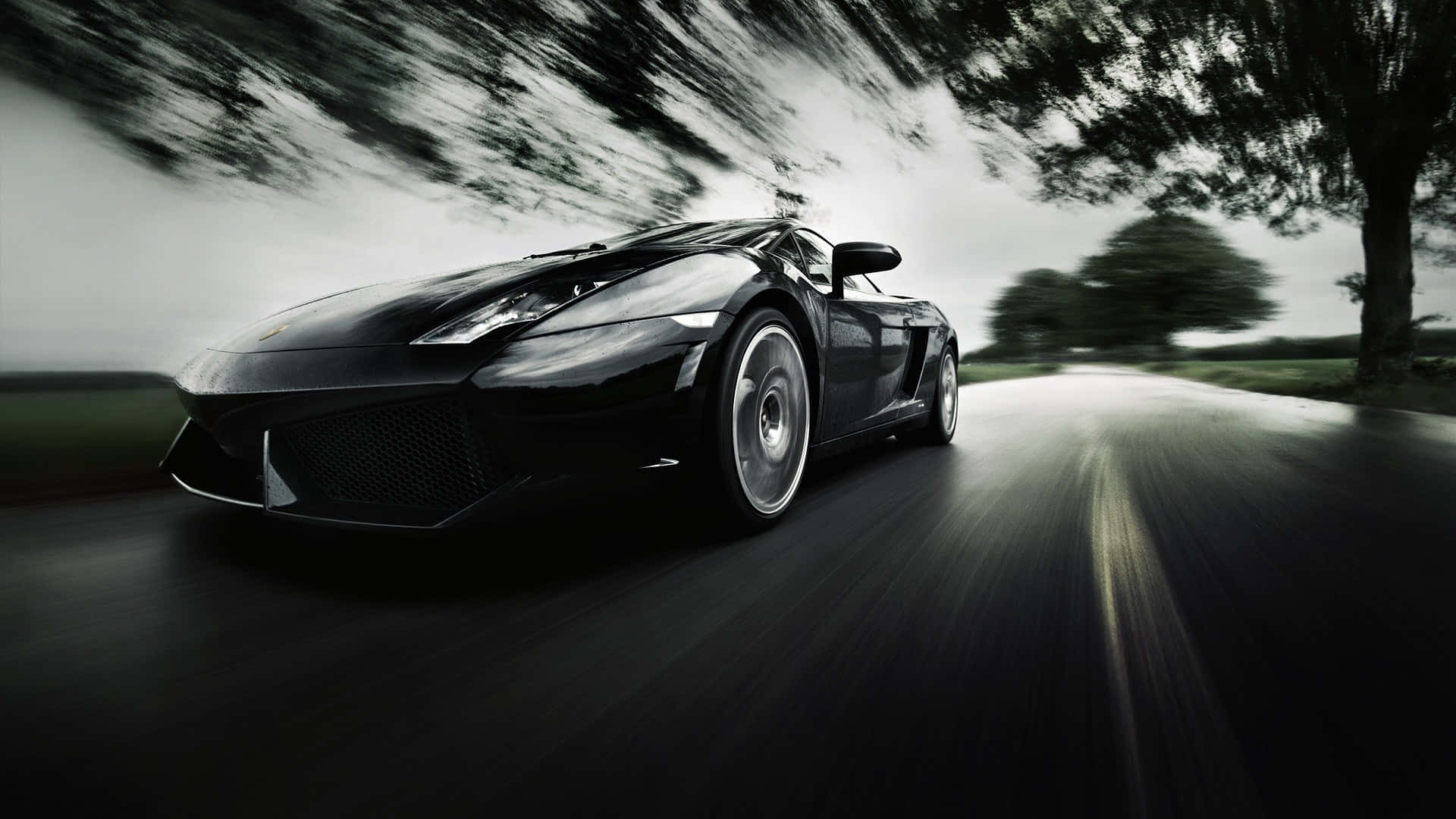 Caption: The Eye-Catching Lamborghini Gallardo in Action Wallpaper