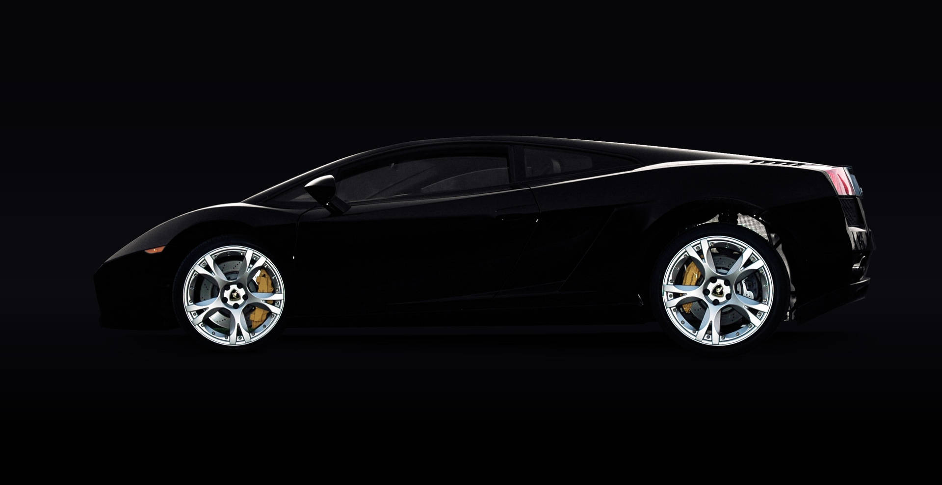 Lamborghini Gallardo Black Sports Cars Wallpaper