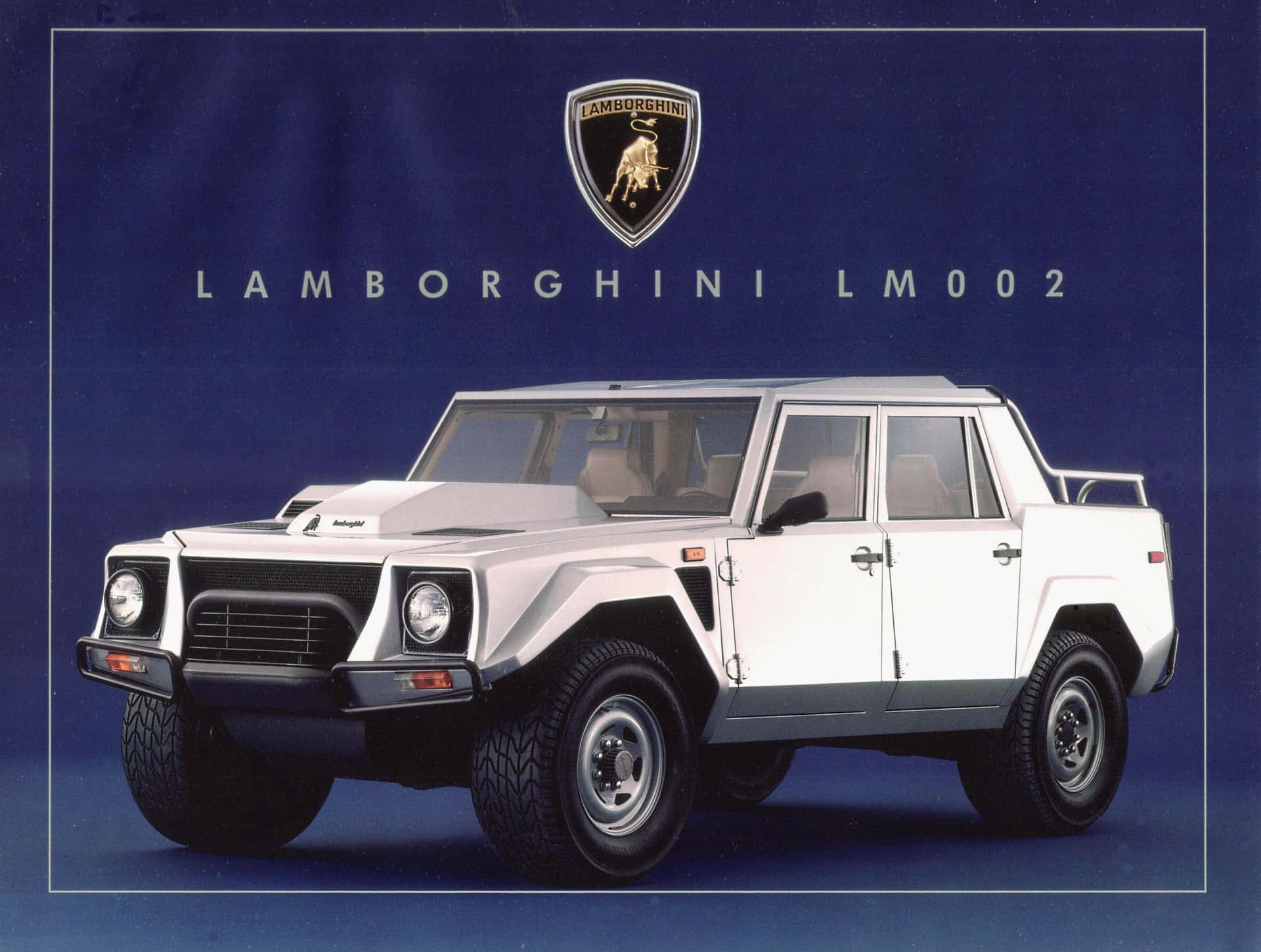 An Iconic Lamborghini LM002 in its Immaculate Beauty Wallpaper