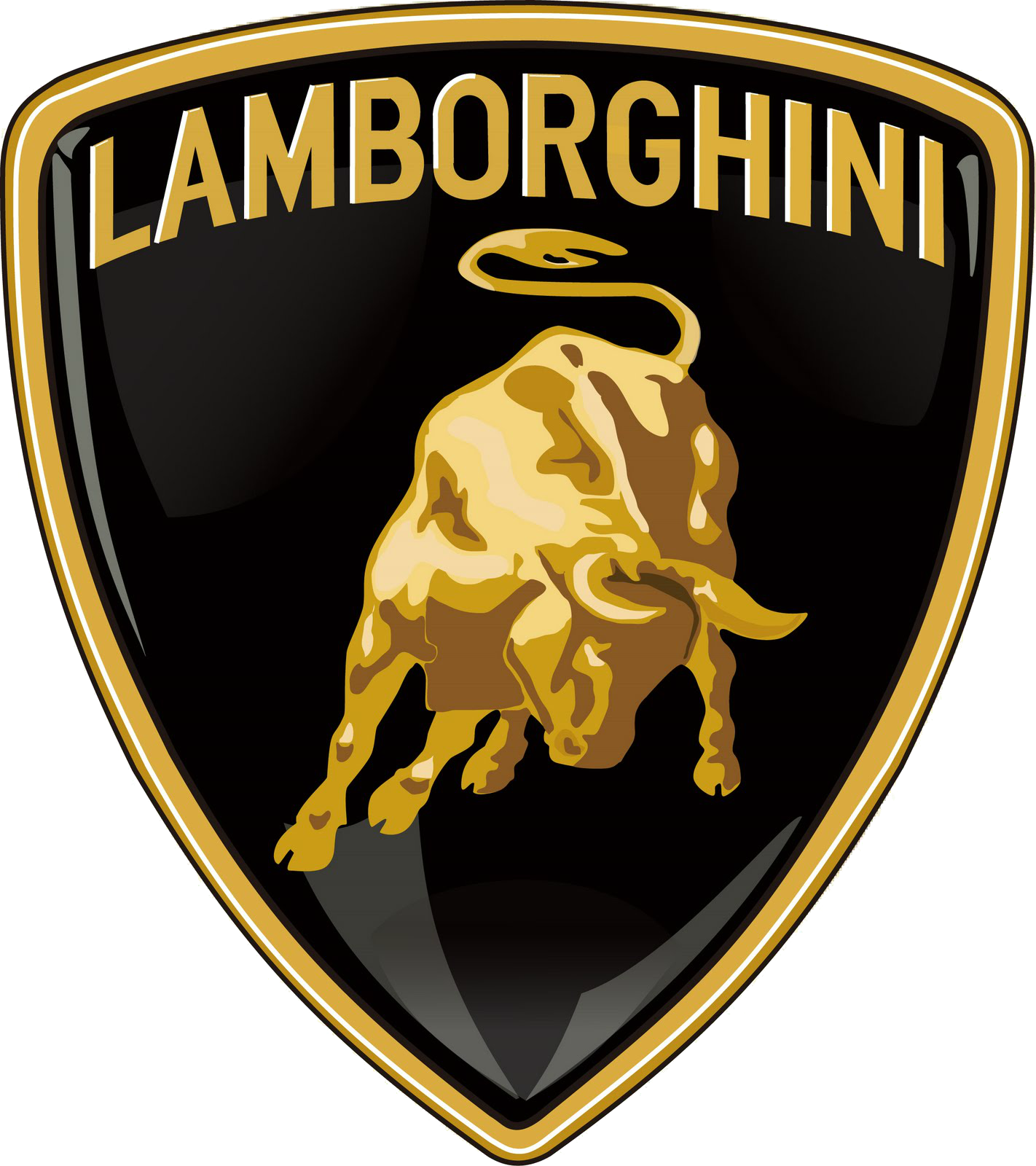 Lamborghini Logo Golden Bull PNG