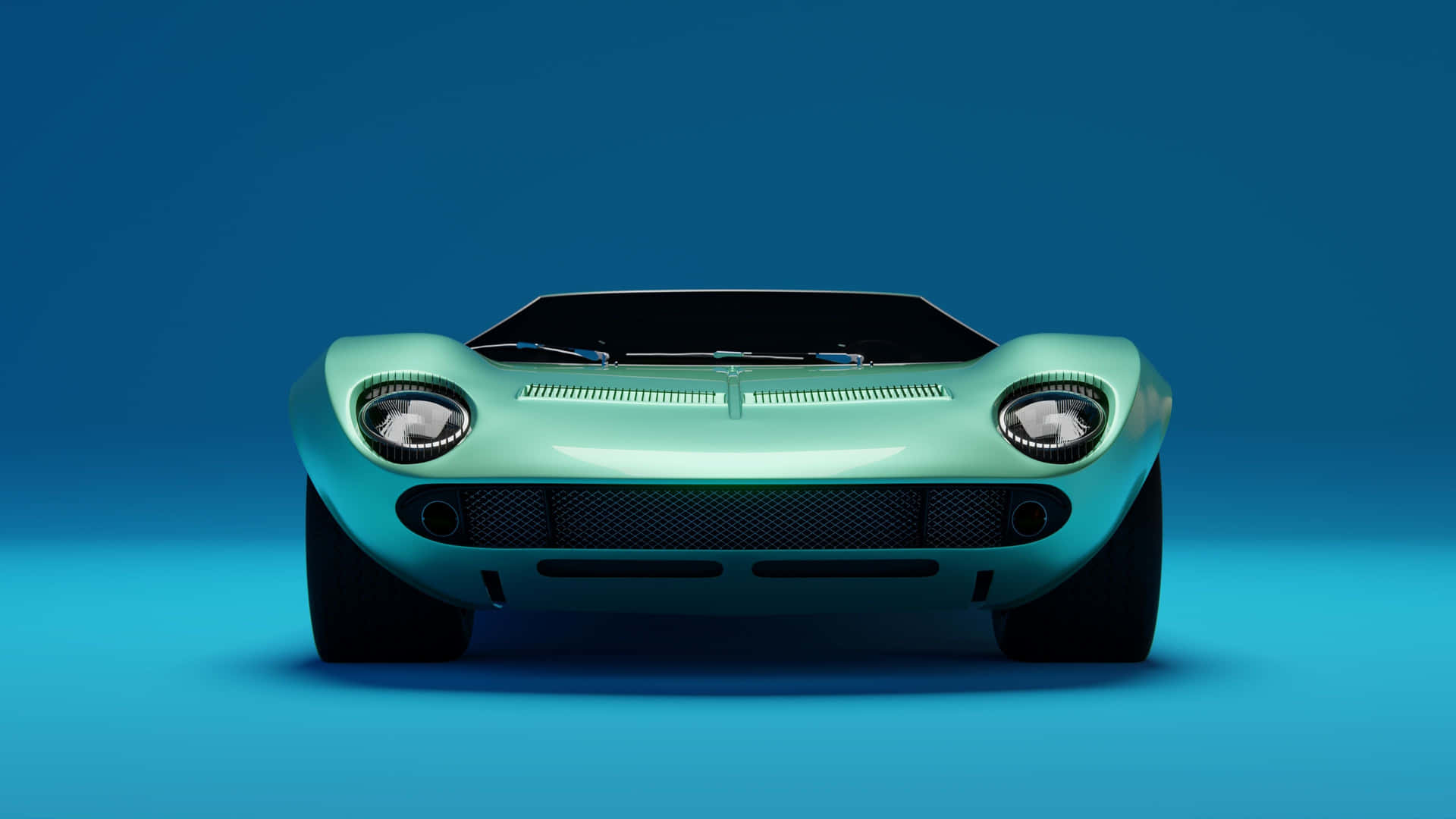 Unaimpresionante Foto De Un Clásico Lamborghini Miura Fondo de pantalla
