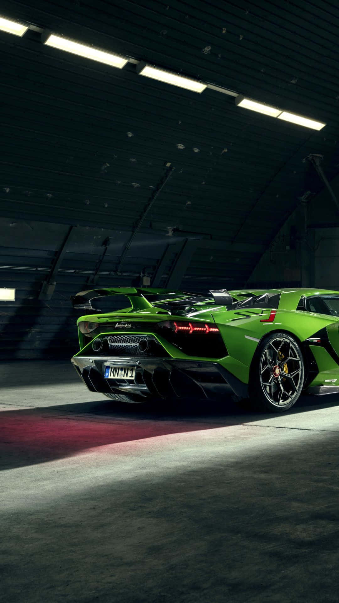 Cocheen Garaje Lamborghini Teléfono Fondo de pantalla
