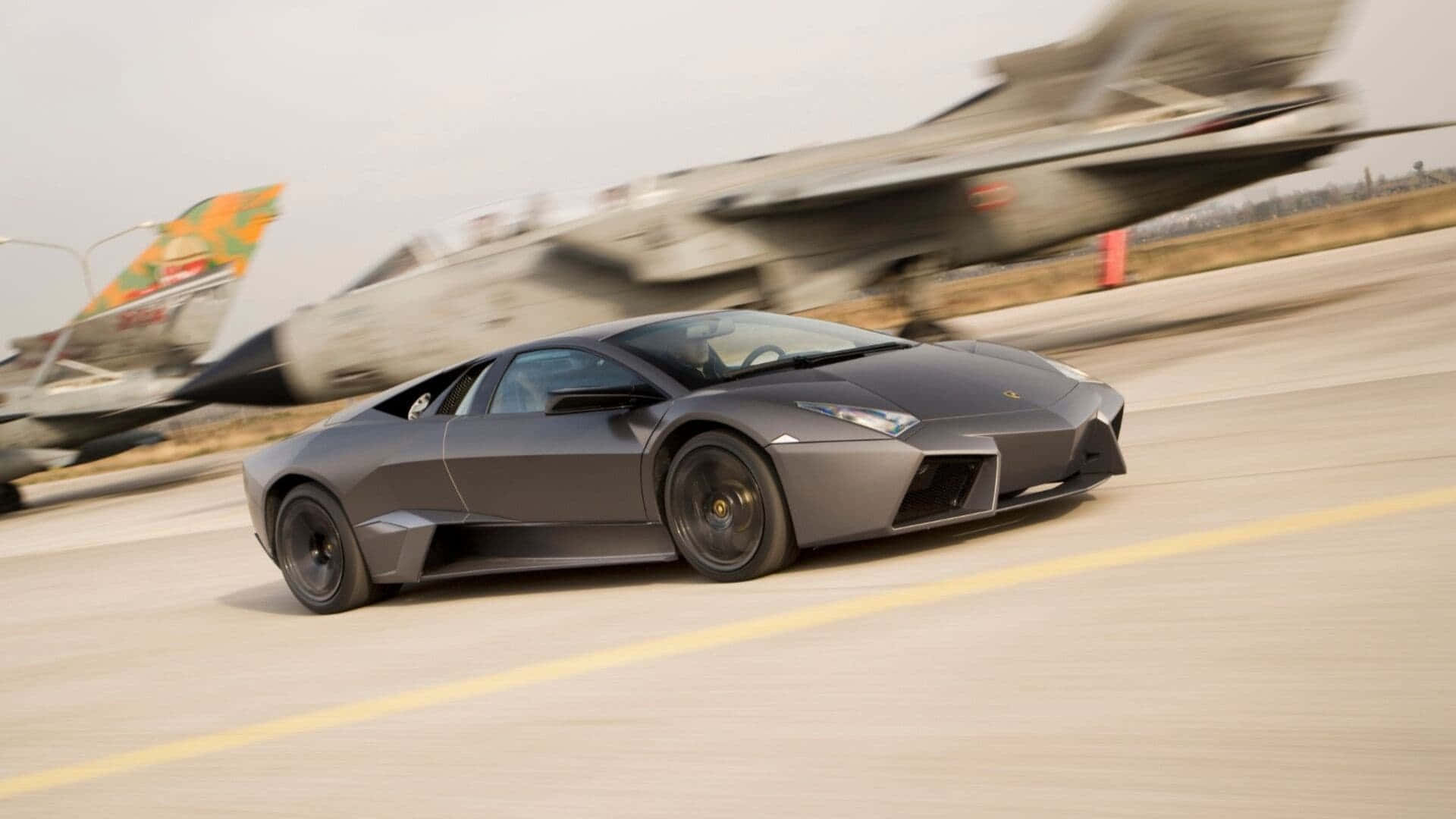 Sleek Lamborghini Reventón in High Definition Wallpaper