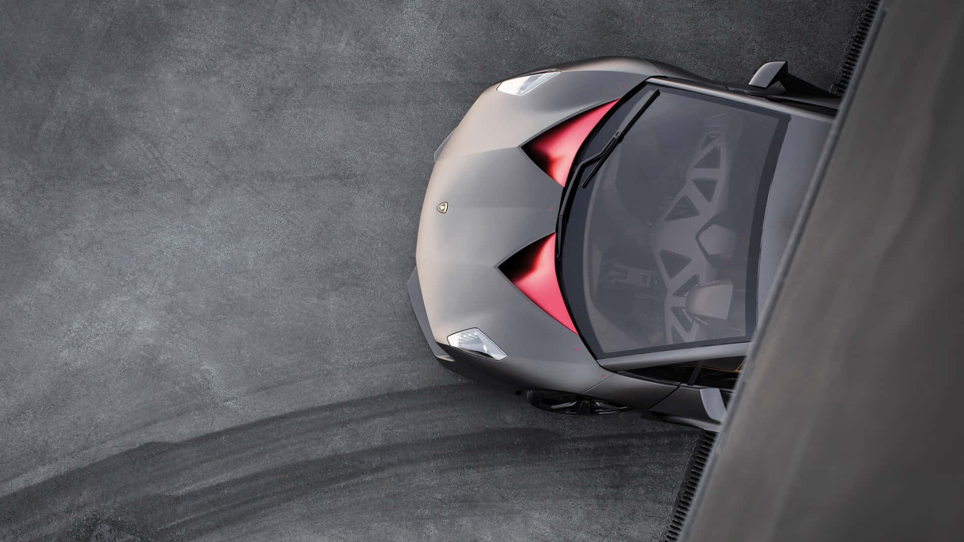 Caption: Lamborghini Sesto Elemento in Full Speed Wallpaper