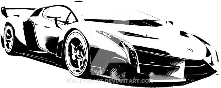 Lamborghini Stylized Artwork PNG