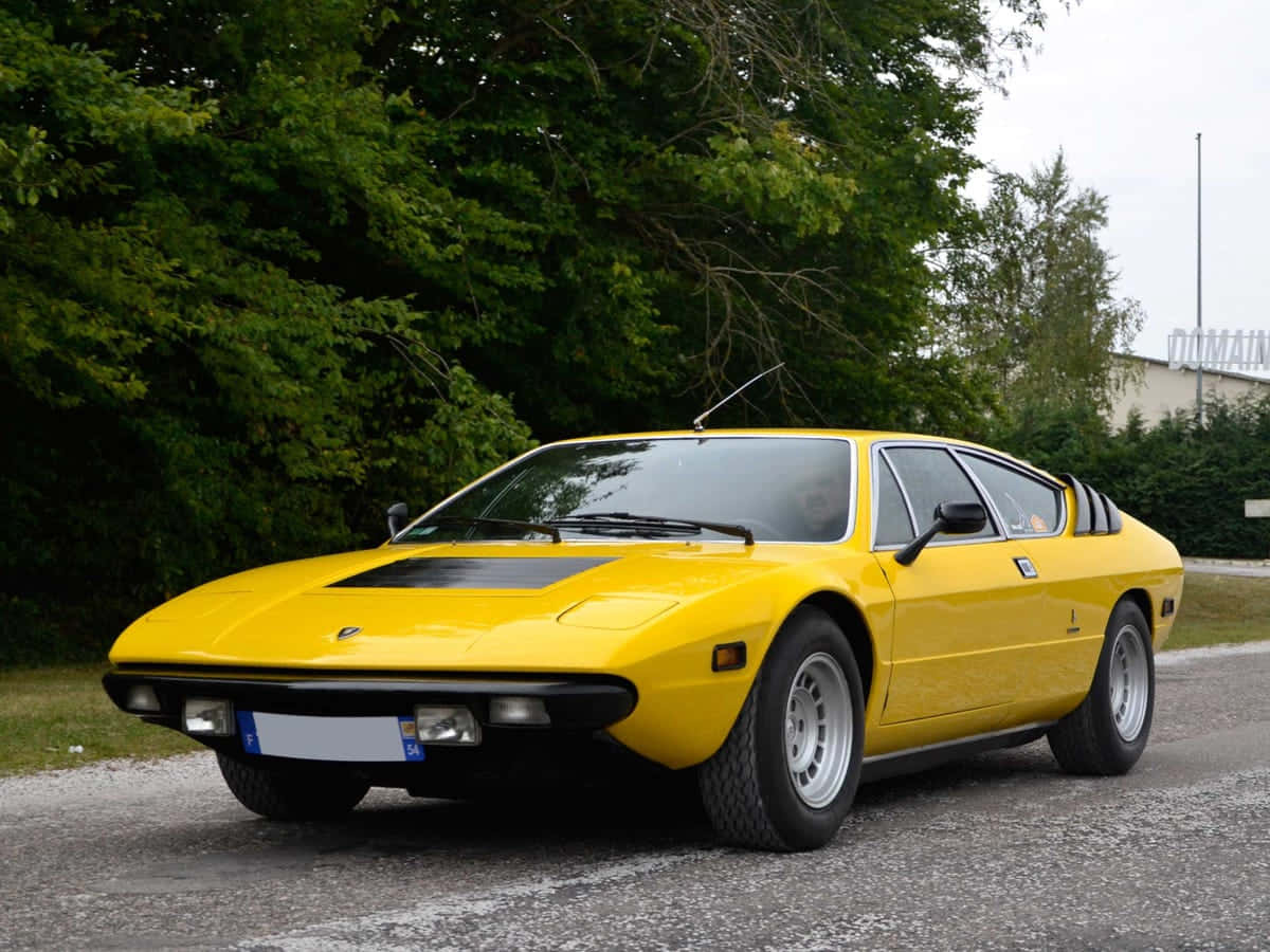 Lamborghini Urraco: A Vintage Classic Masterpiece Wallpaper