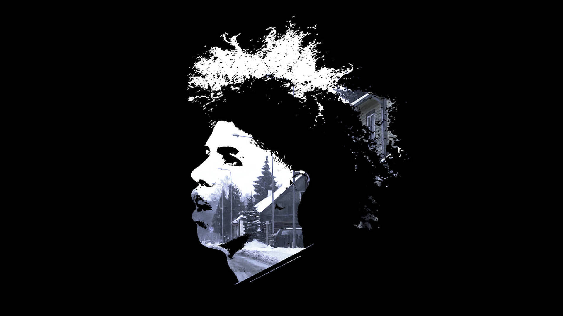 Lamelo Ball In Black And White Wallpaper