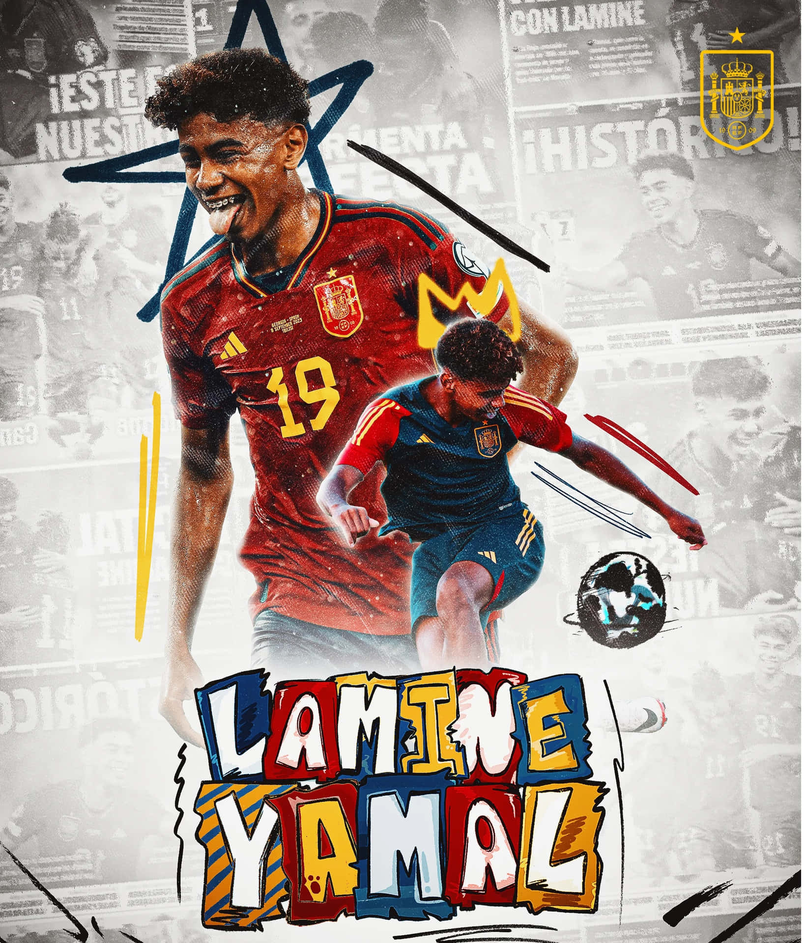 Lamine Yamal Soccer Prominence Wallpaper