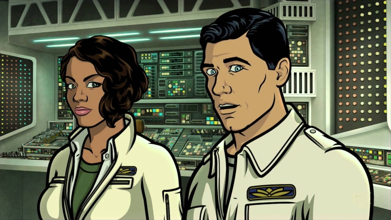 Lana Kane And Sterling Archer Wallpaper