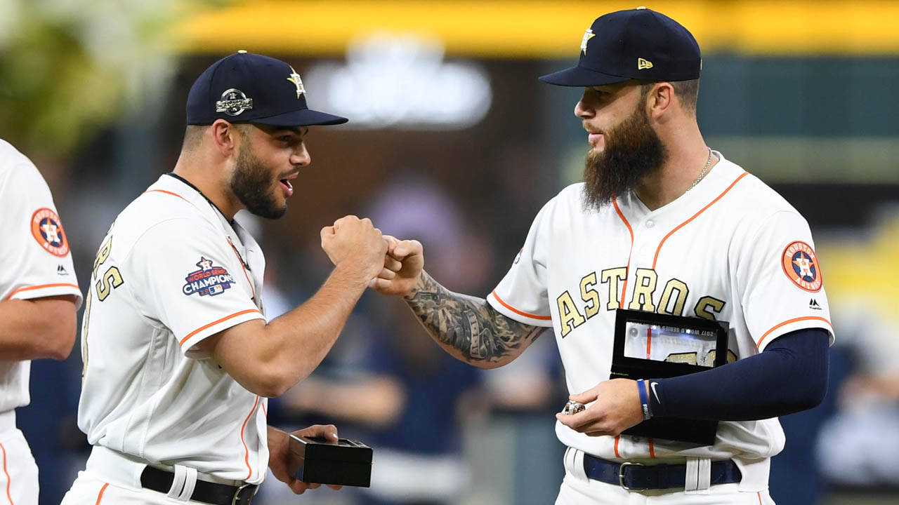 Lance McCullers Fist Bump Wallpaper