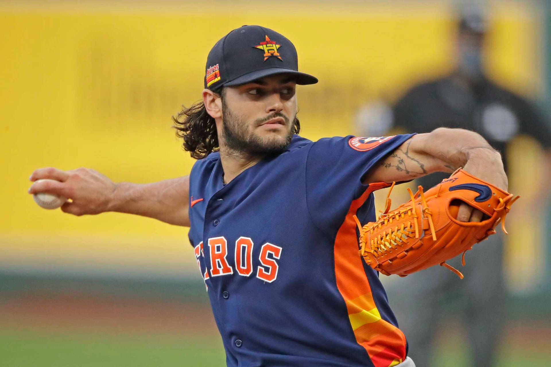 Download Lance McCullers Great Pitch Wallpaper