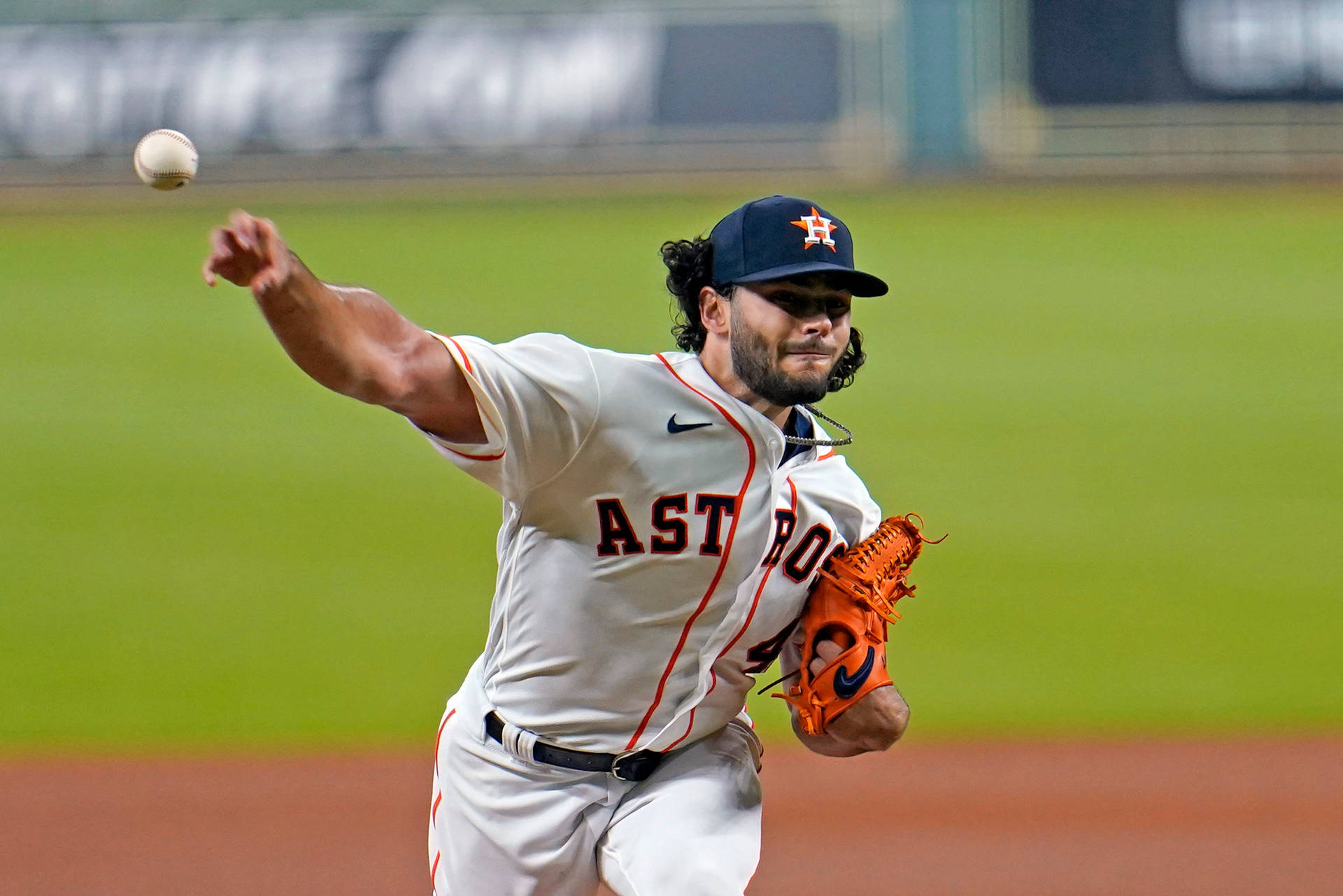Lance Mccullers Powerful Throw Wallpaper