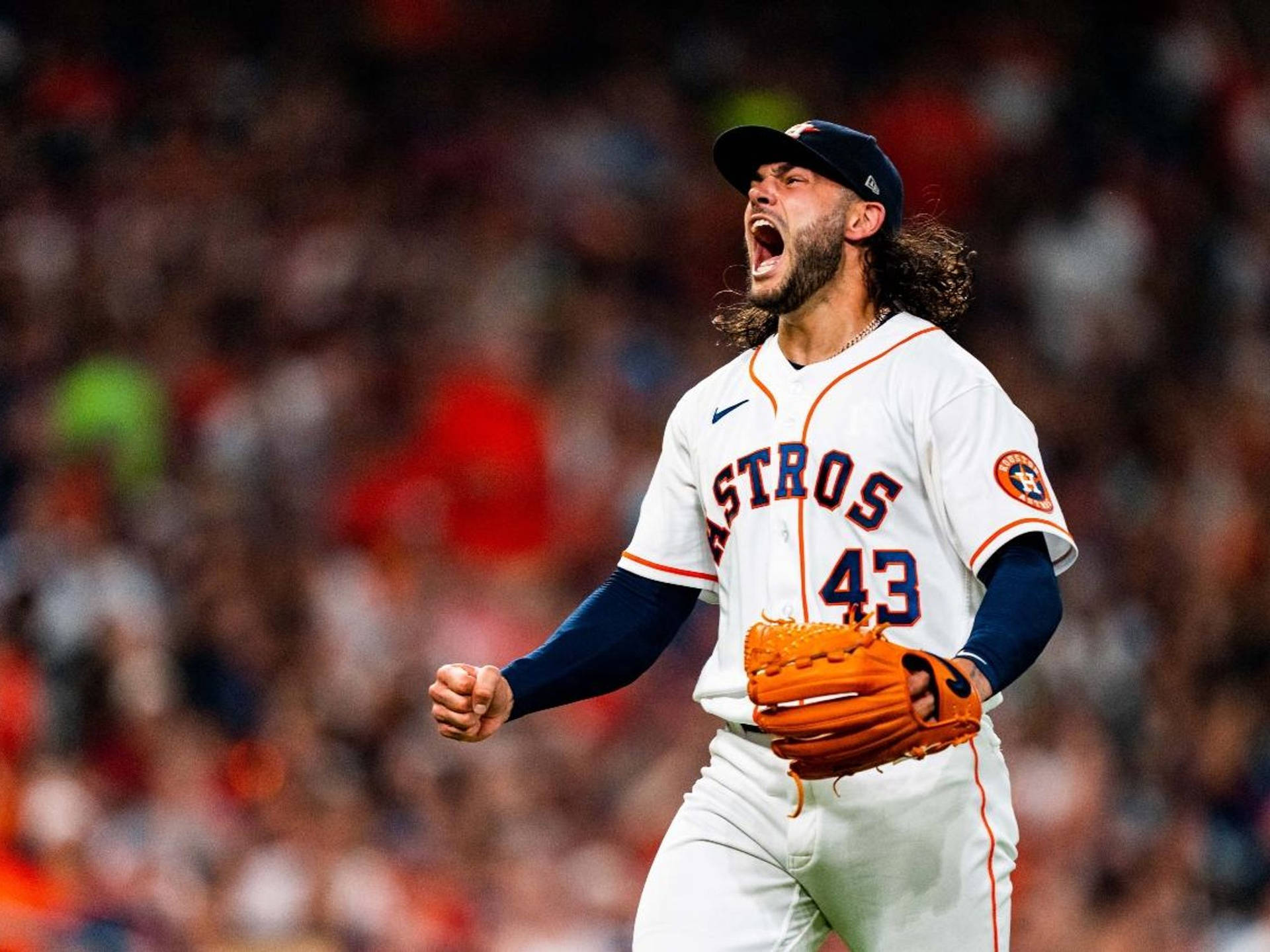 Download Lance McCullers Shouts Wallpaper