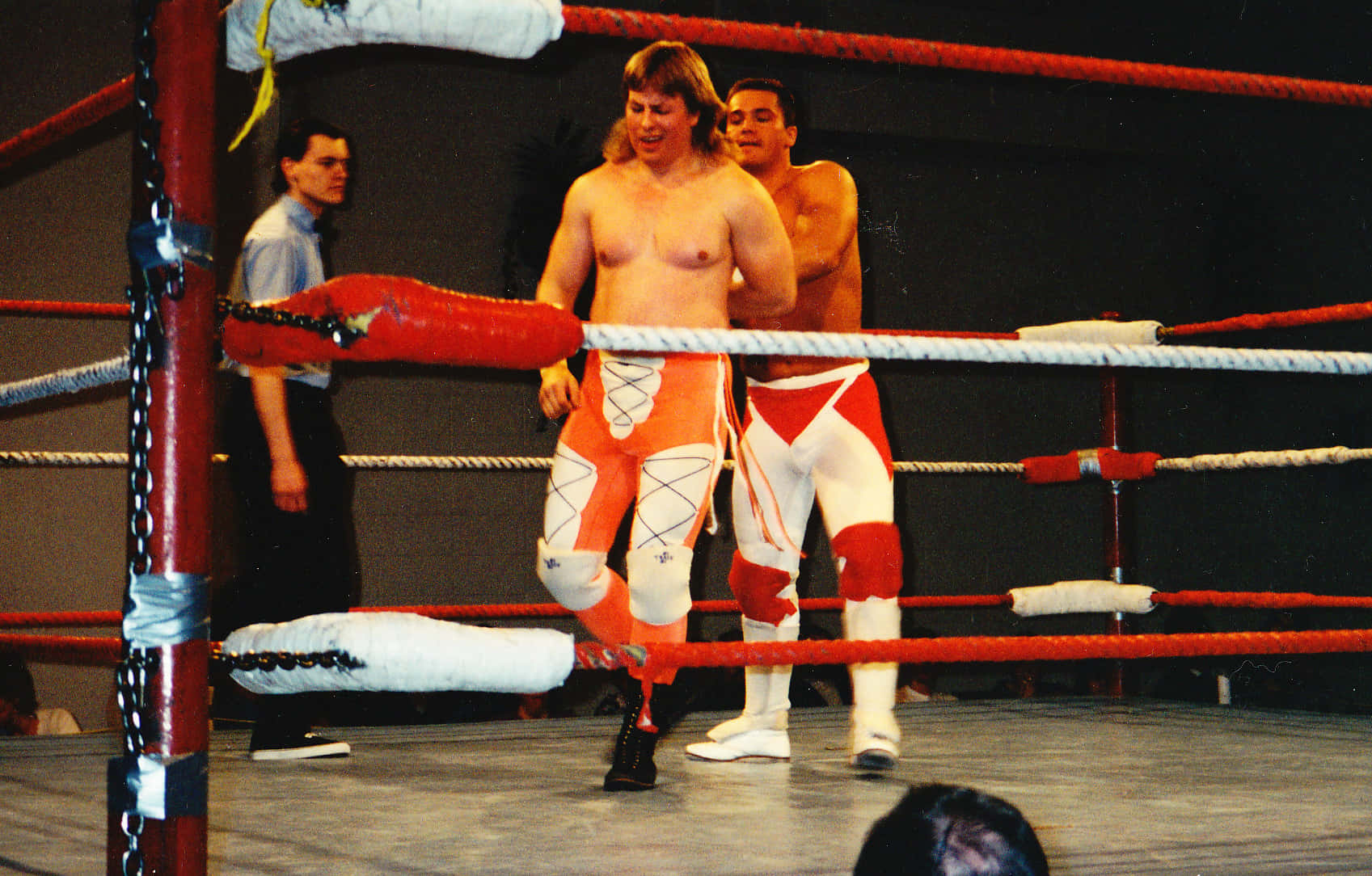 Lance Storm In Action Against Eddie Guerrero Wallpaper