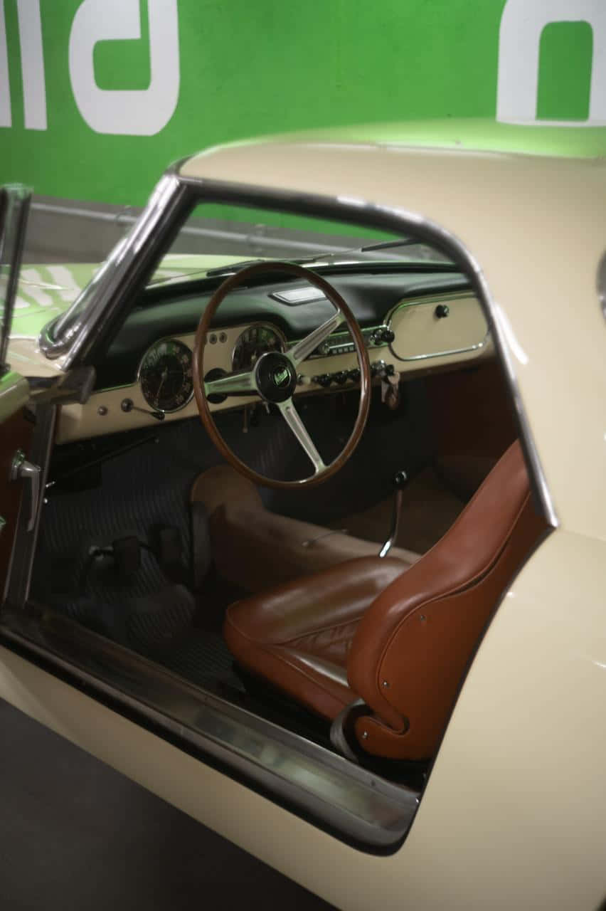 Lancia Flaminia Interieurweergave Achtergrond