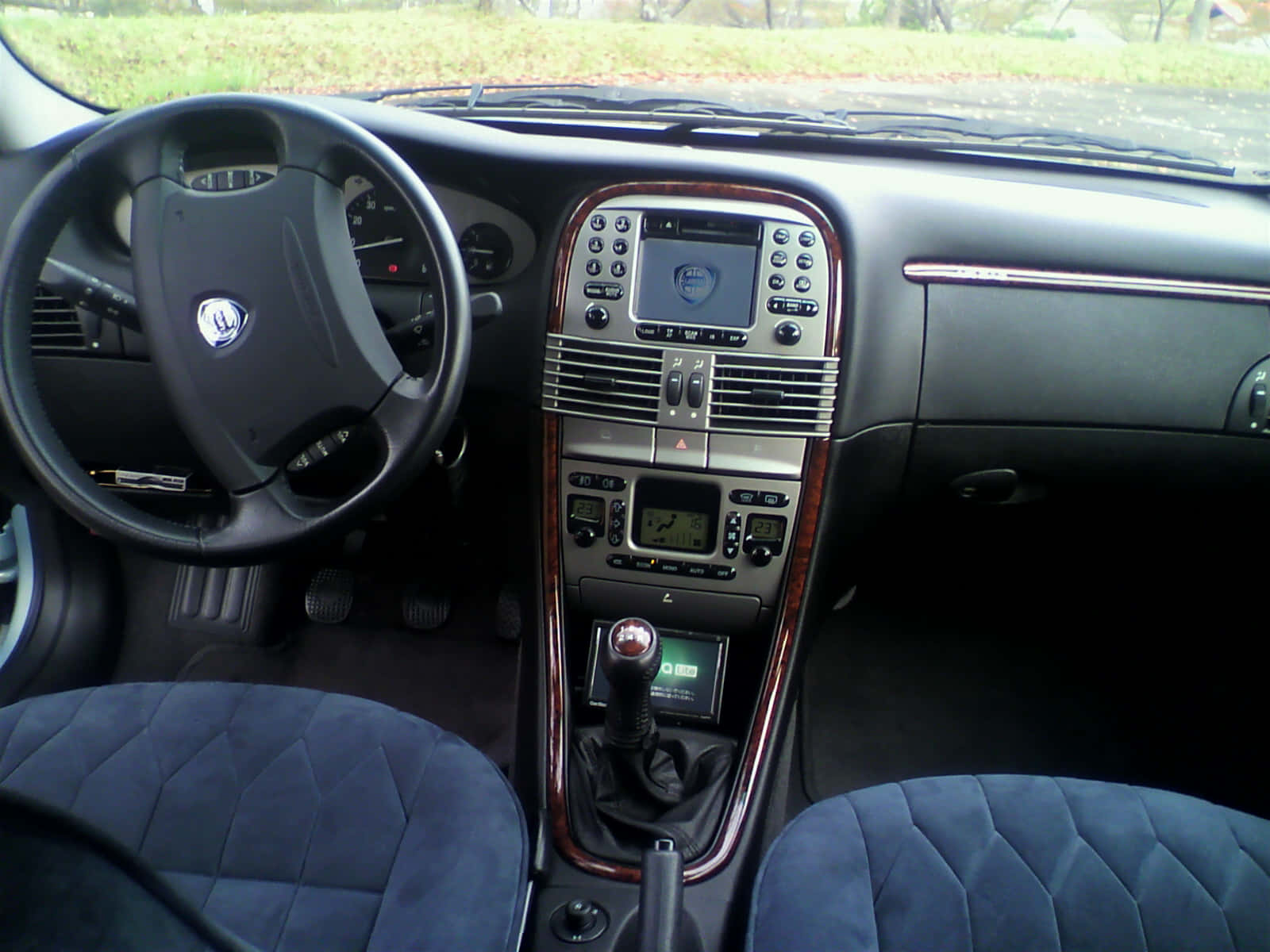 Lancia Lybra Interieur Dashboard Weergave Achtergrond