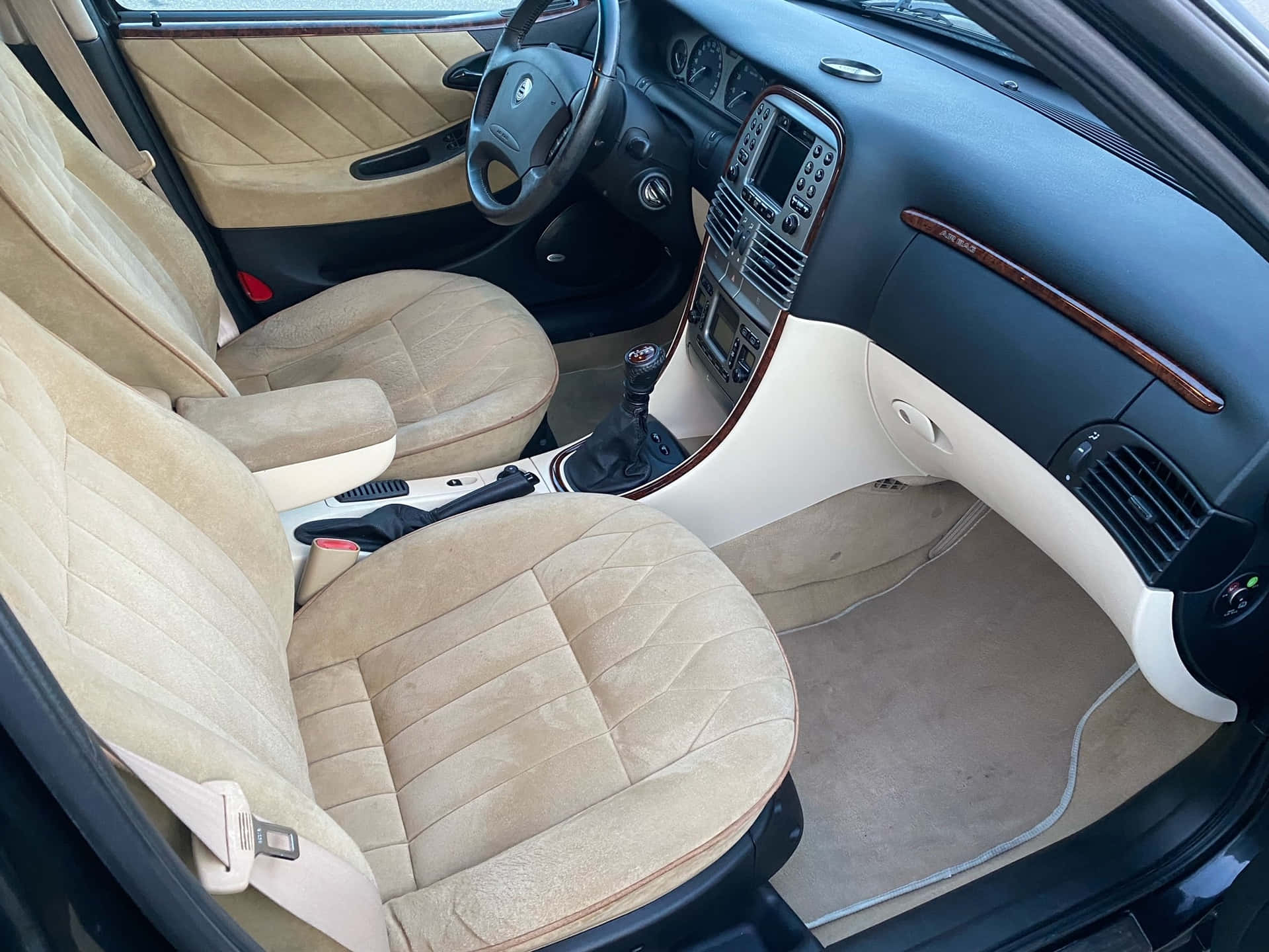 Lancia Lybra Interieur Weergave Achtergrond