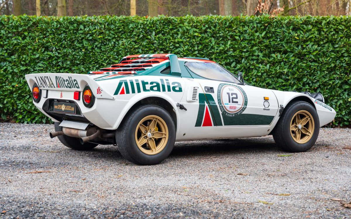 Mobil Rally Lancia Stratos Alitalia Wallpaper